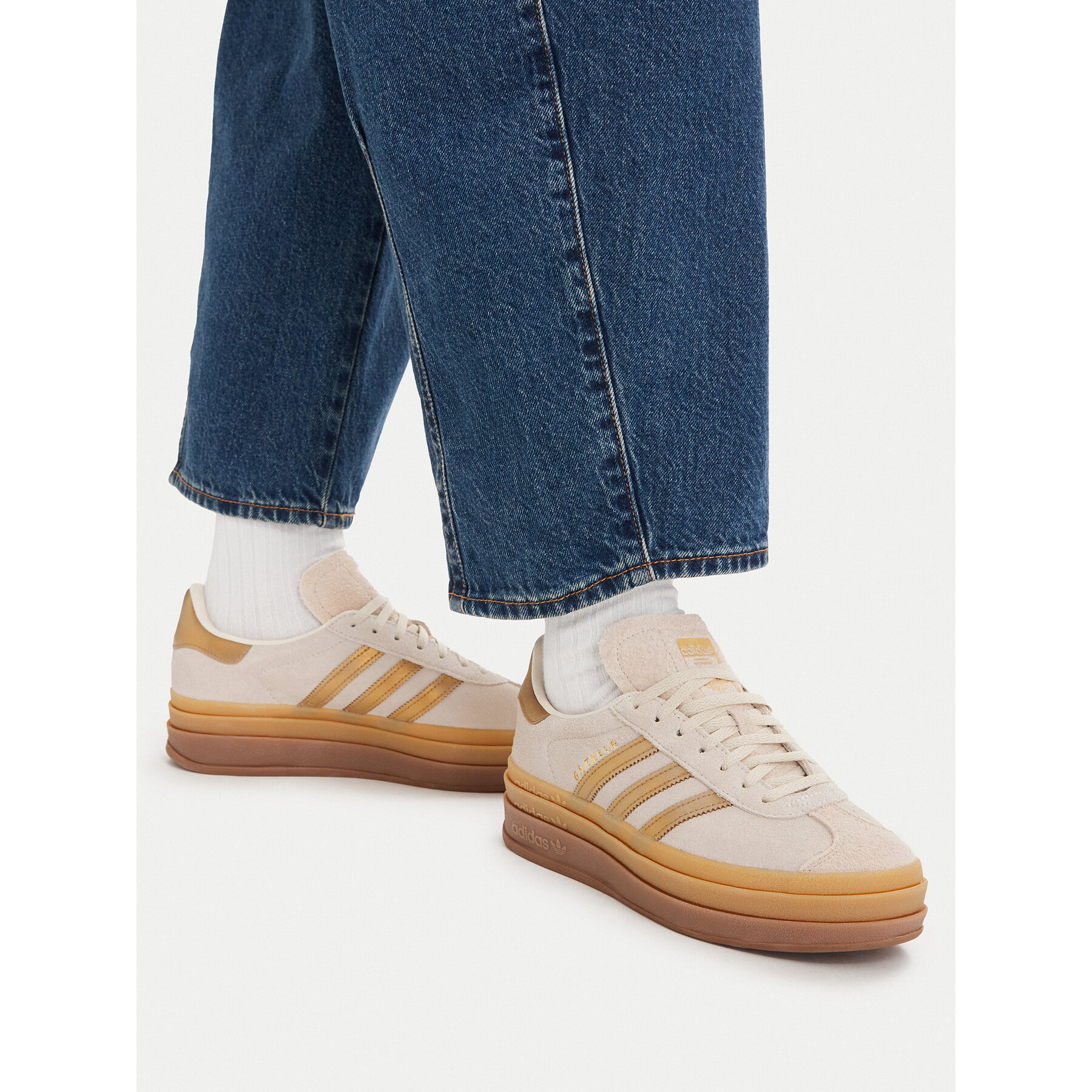 Tenisice adidas Gazelle Bold IH6781 Bež