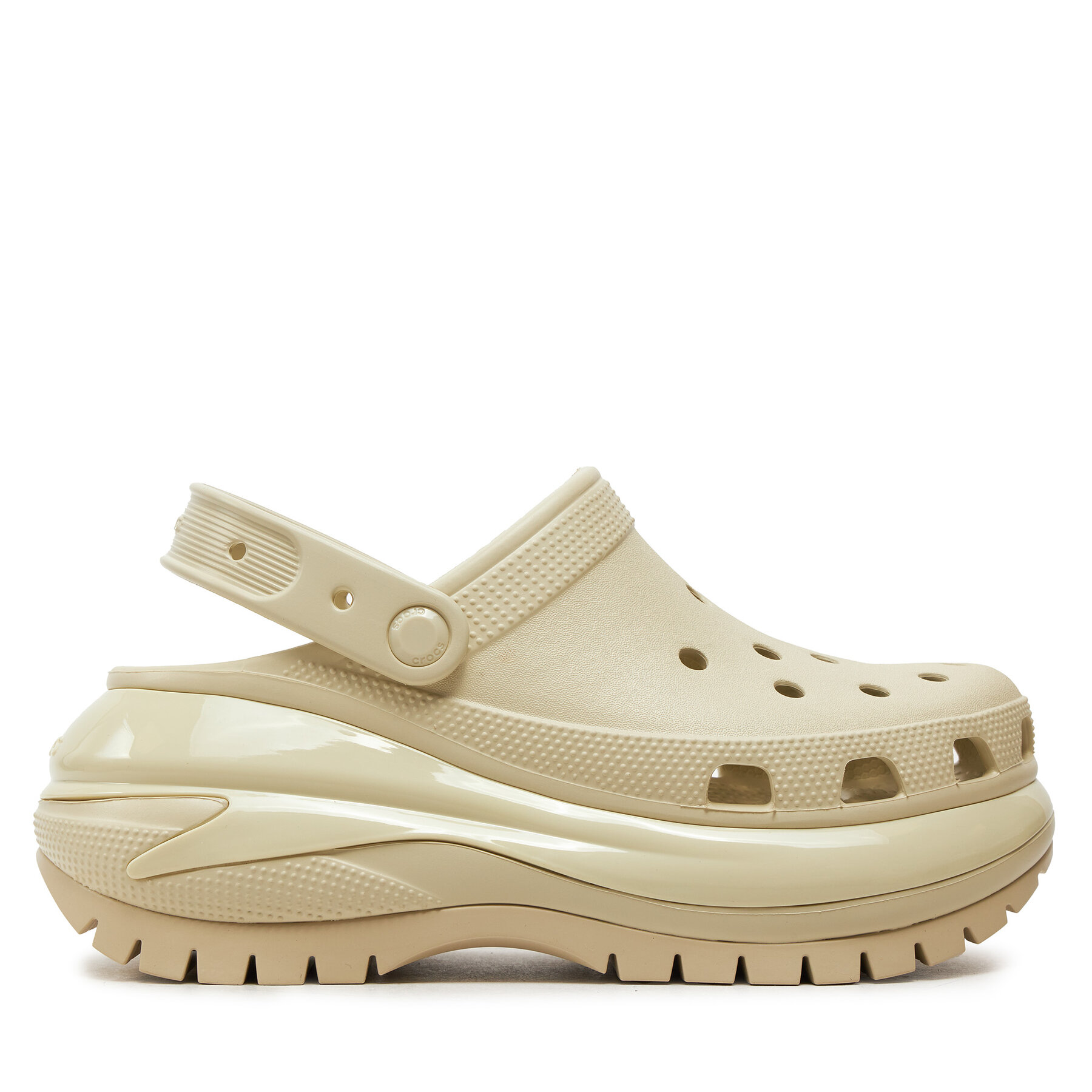 Чехли Crocs Classic Mega Crush Clog 207988 Бежов