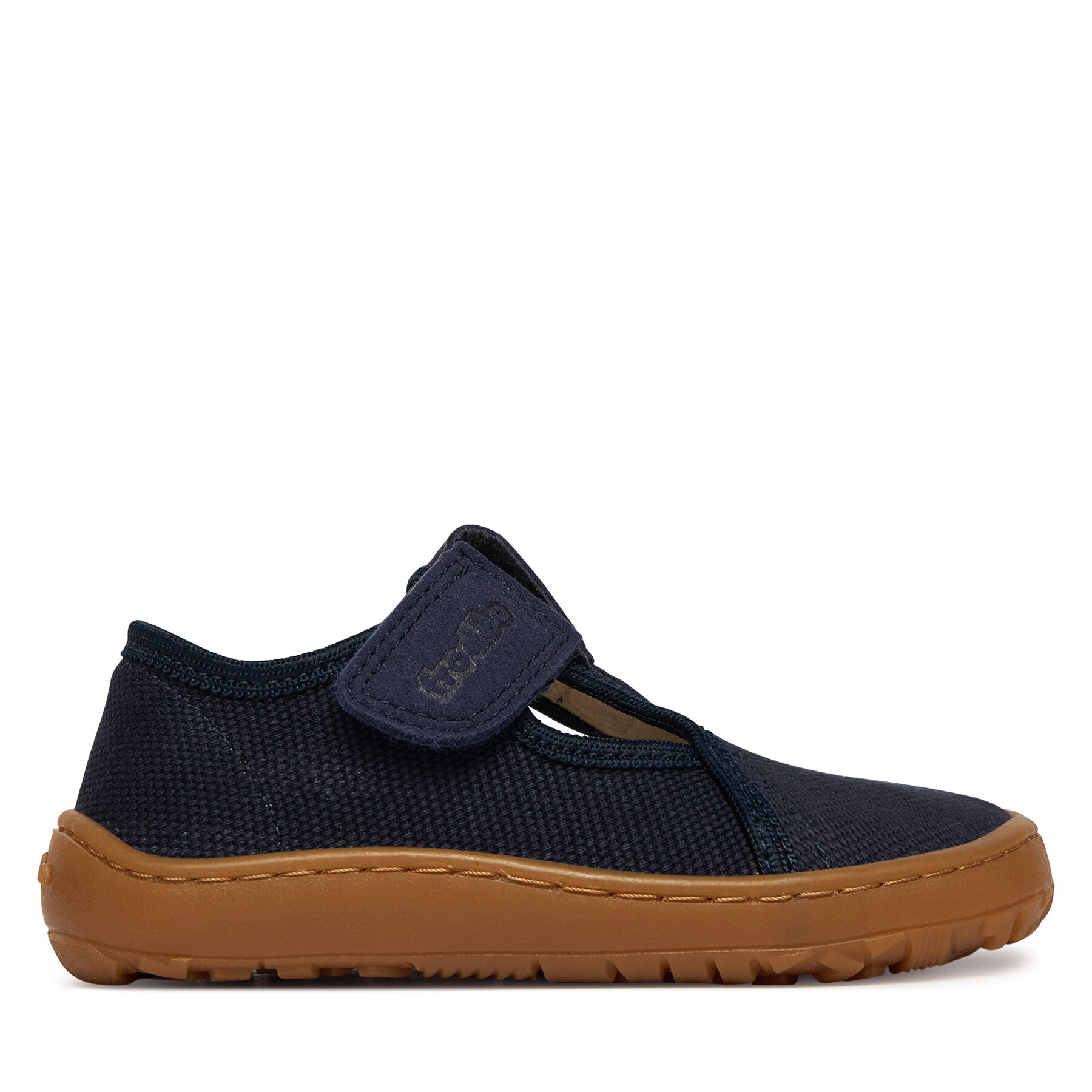 Papuče Froddo Barefoot Canvas T-Bar G1700439 M Tmavomodrá