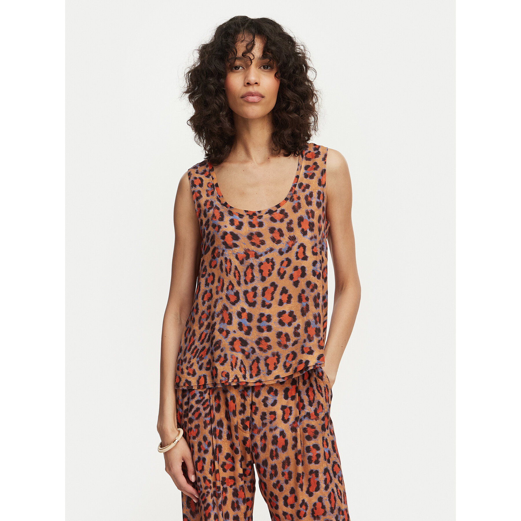LOLA CASADEMUNT Top MS2615033 Smeđa Regular Fit
