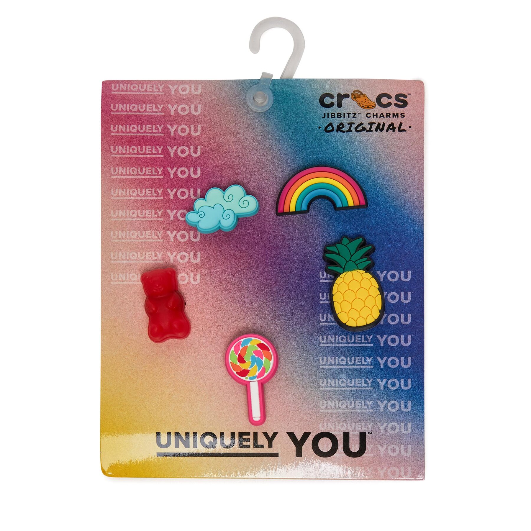 

Прикраса для взуття Crocs Jibbitz Happy Candy 5 Pack 10008077 Multicolor, Кольоровий