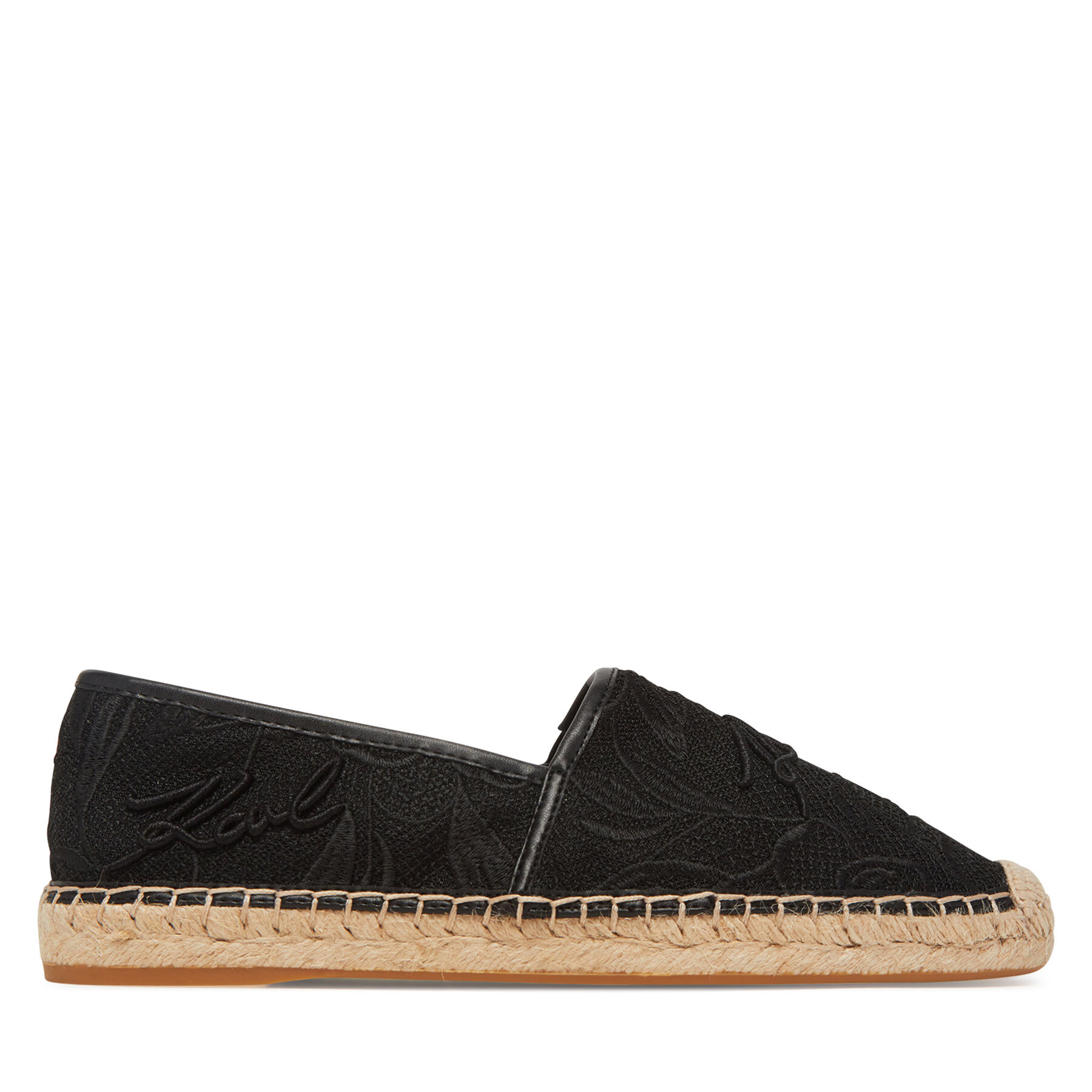 Espadrilles KARL LAGERFELD Kamini KL80121A Fekete