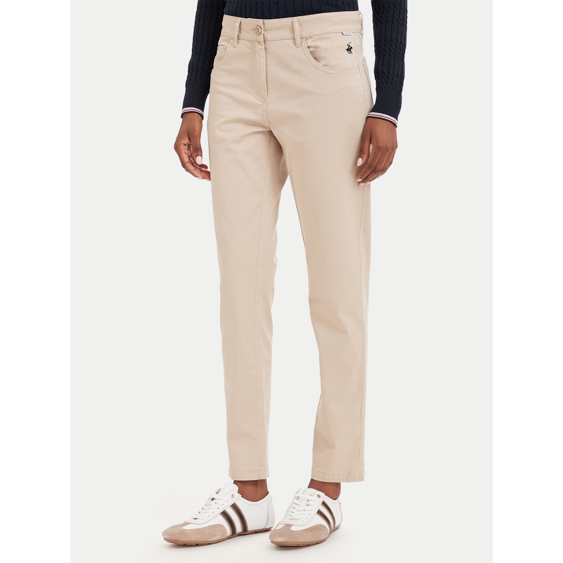 Beverly Hills Polo Club Chinos P-SS26W-T586585 Beige Slim Fit
