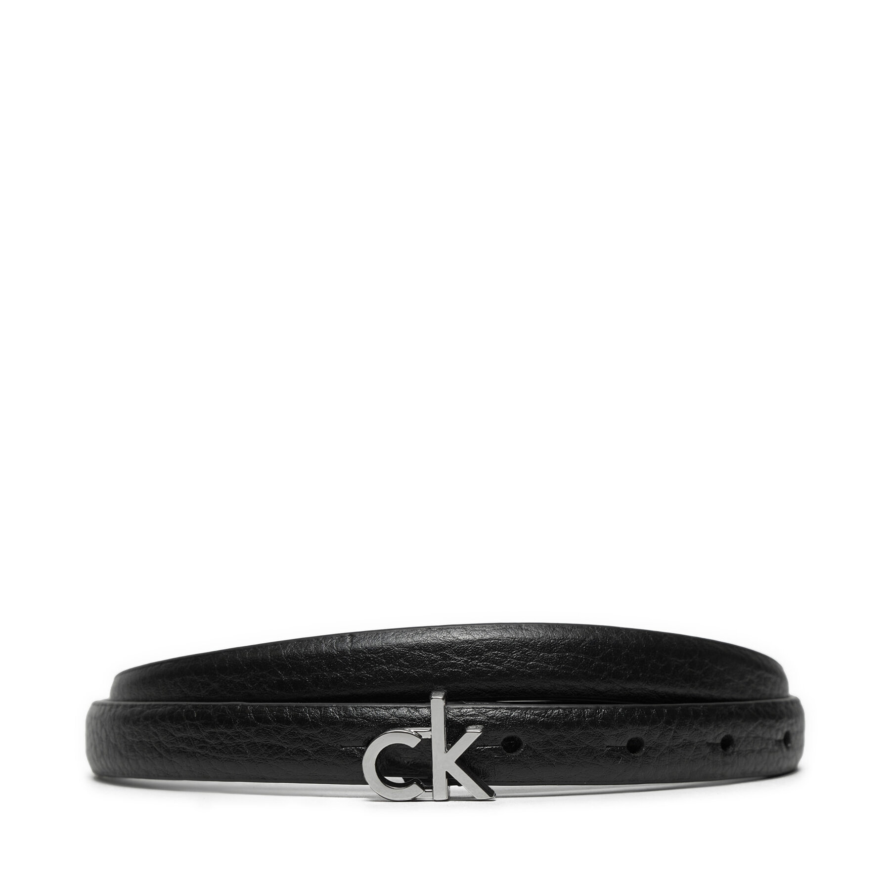 Curea de Damă Calvin Klein Ck Thin Belt 1.5cm Pebble K60K612858 Negru