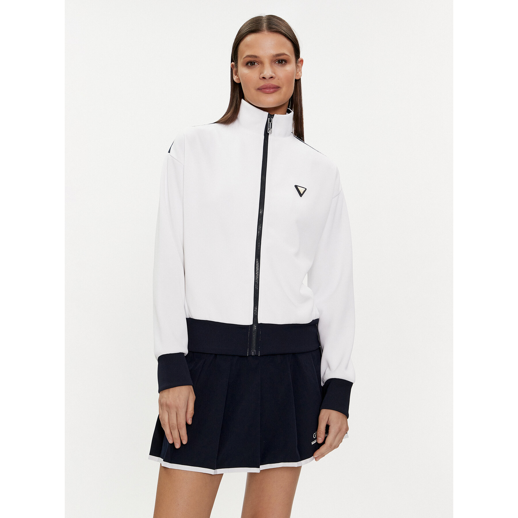 Guess Sweatshirt Mylah V4GQ02 KBFB2 Weiß Regular Fit