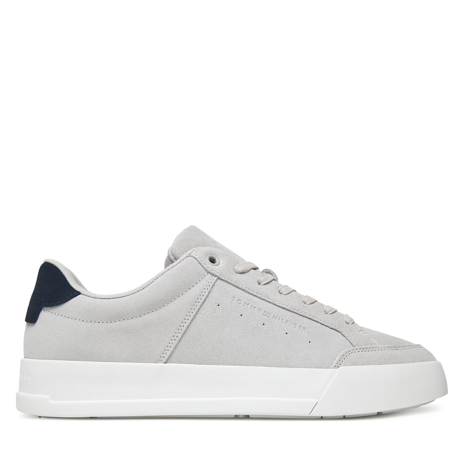 Snīkeri Tommy Hilfiger Th Court Summer Suede FM0FM05517 Pelēks