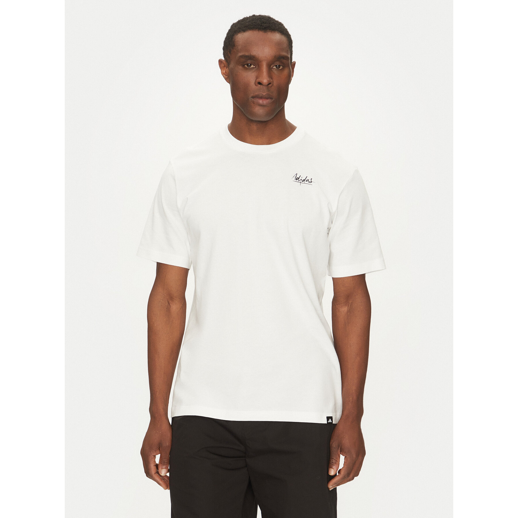 adidas T-Shirt Lounge Still Life Bowl Graphic JJ3962 Λευκό Regular Fit