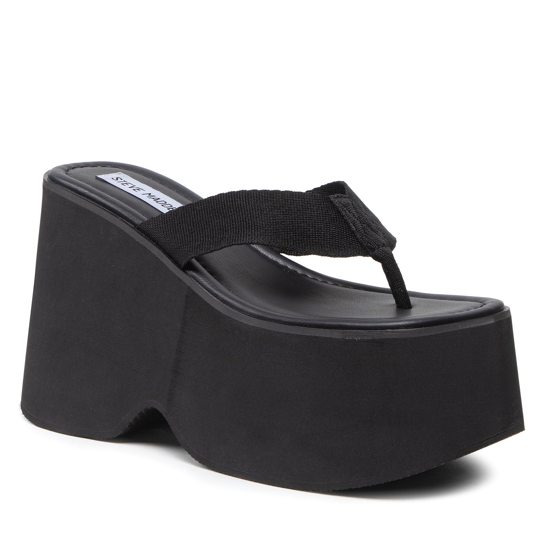 Șlapi Steve Madden Gwen SM11002392-001 Black Black imagine super redus 2022