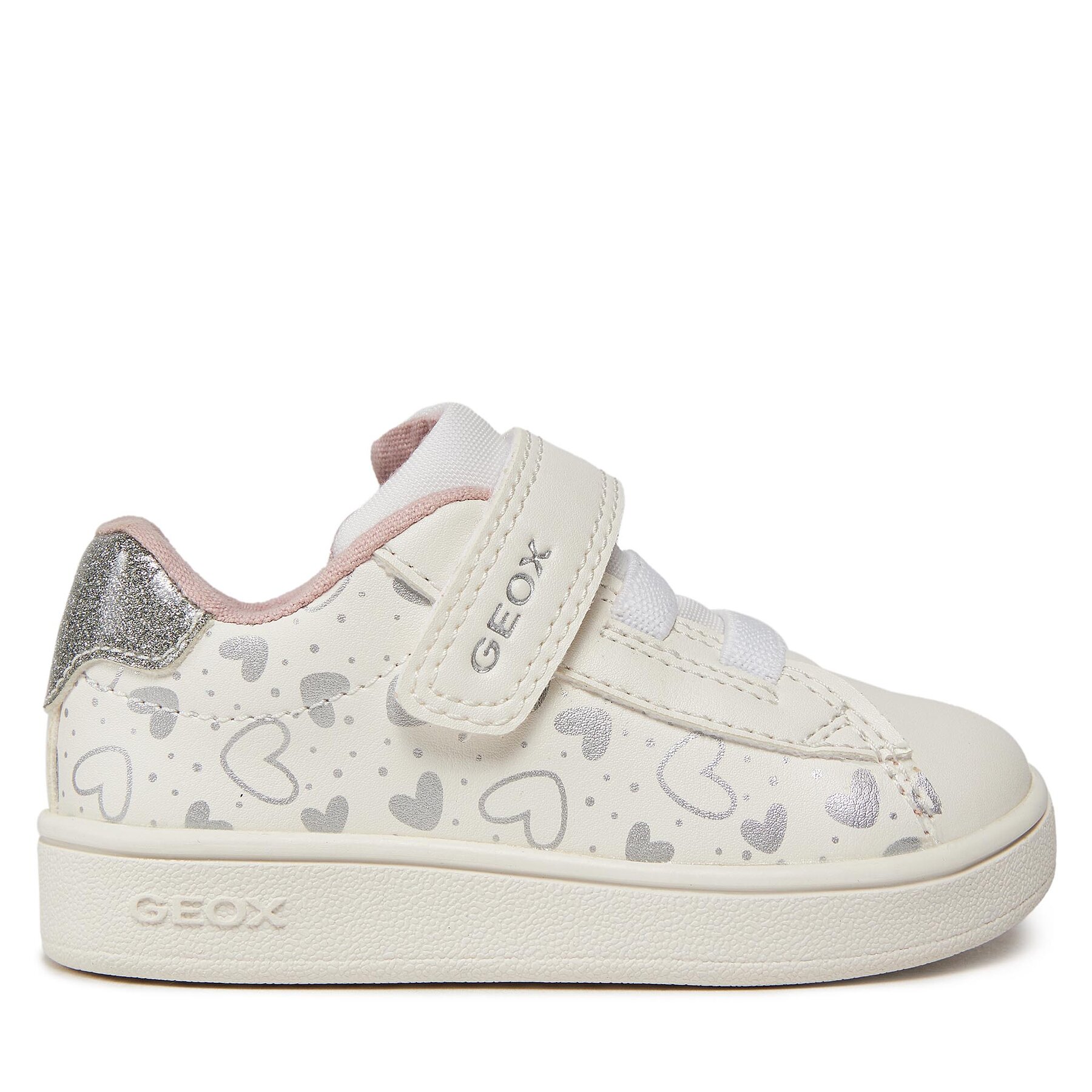 Sneakersy Geox B Eclyper Girl B455MA 0BCKC C0007 Biela
