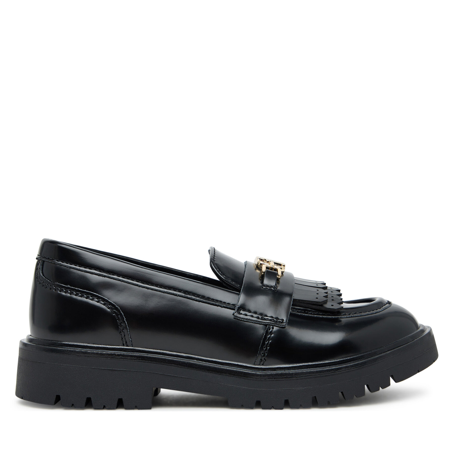 Pantofi Tommy Hilfiger Low Cut Shoe T3A4-34011-1453 S Negru