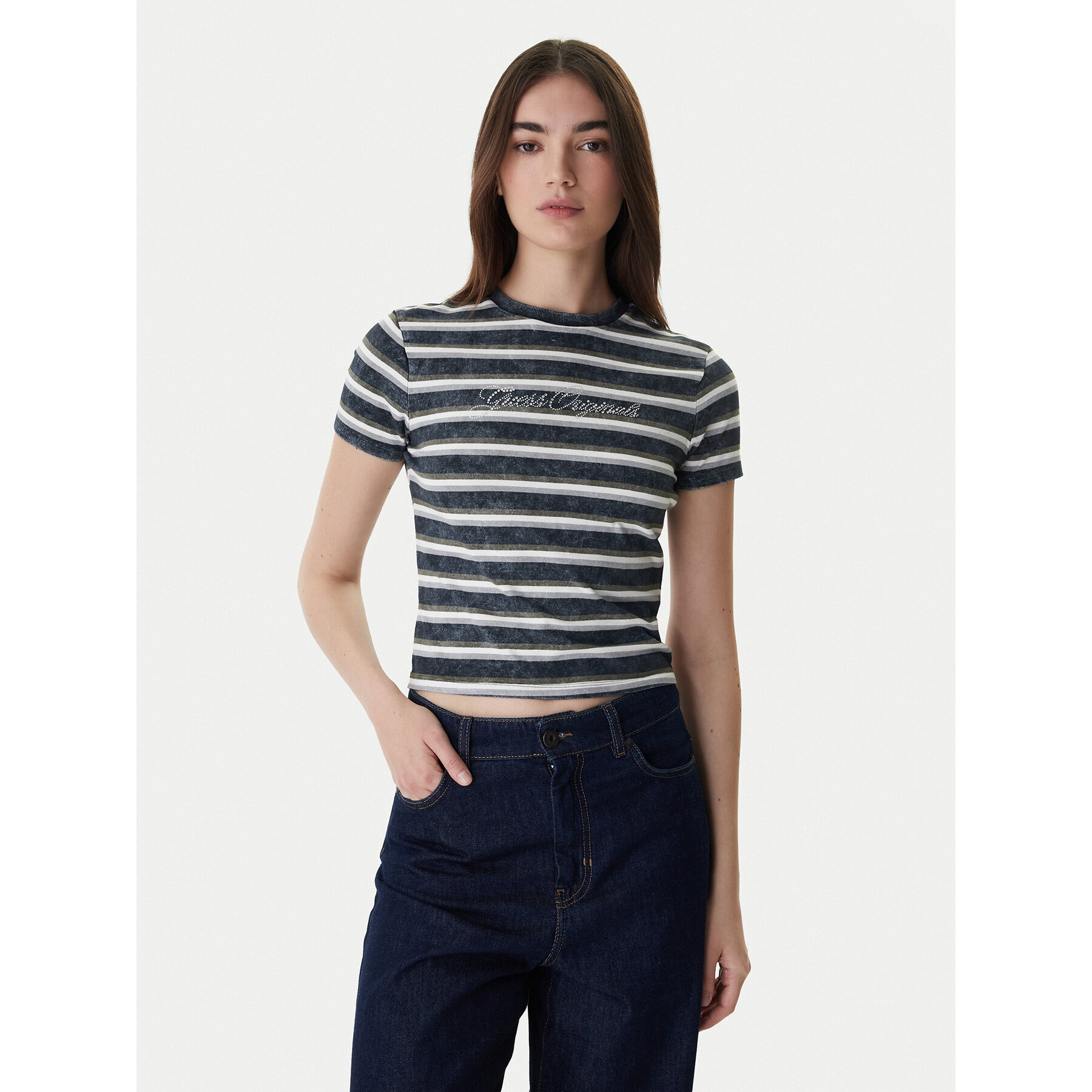 Guess Guess T-Shirt W6RI41 J1314 Σκούρο μπλε Regular Fit