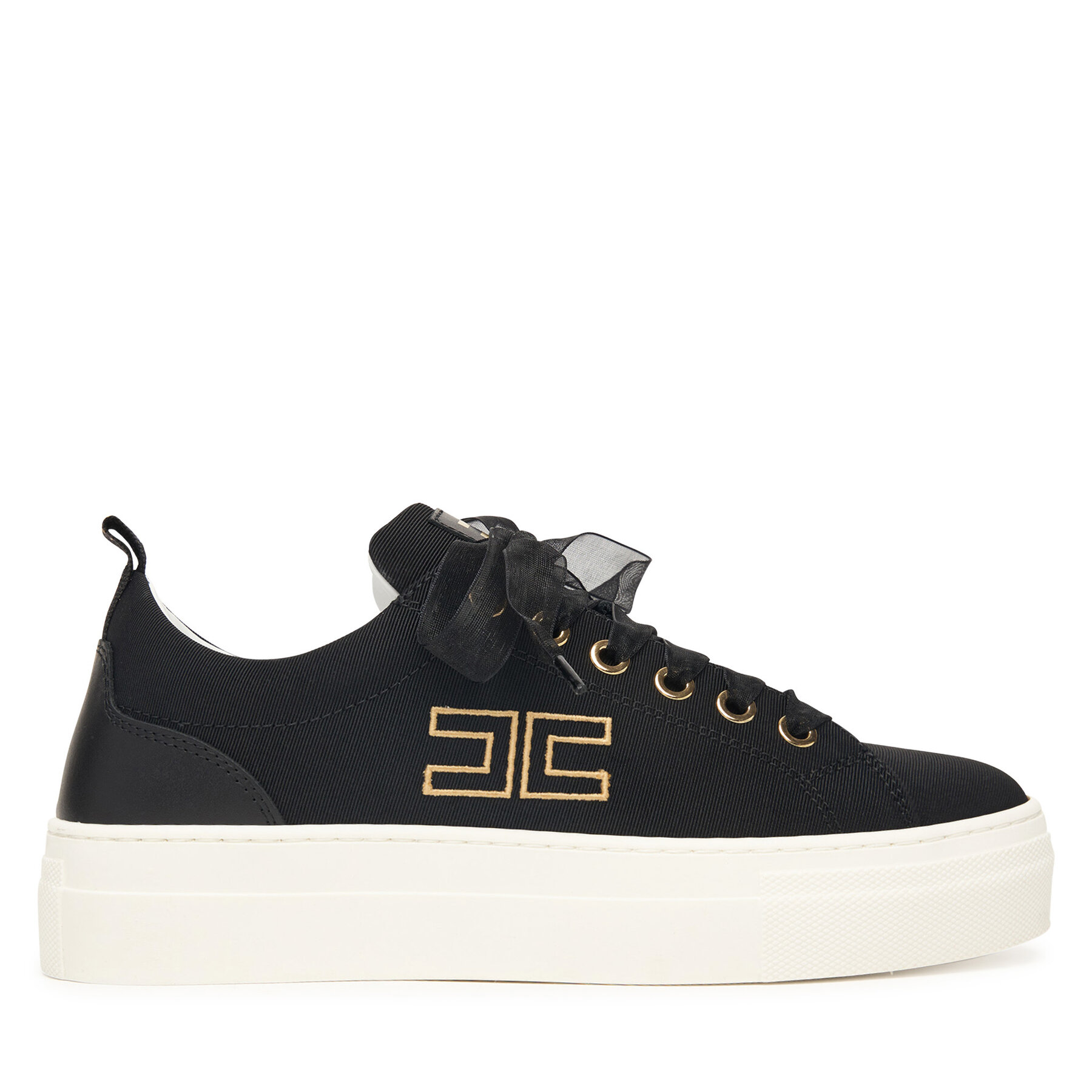 Sneakersy Elisabetta Franchi F4A9-E0528-1256 D Čierna