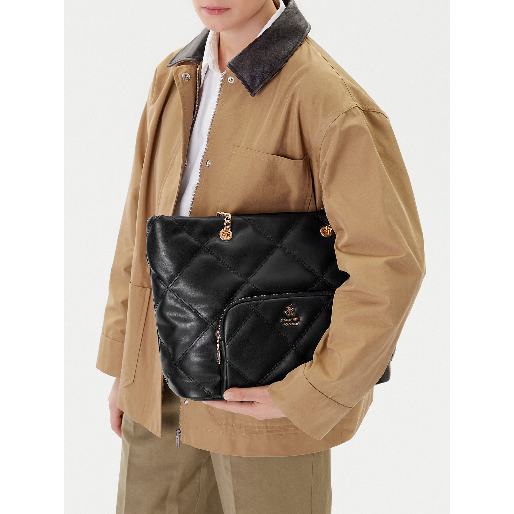 Geantă Beverly Hills Polo Club CEO-BHPC-C-010-08 Negru