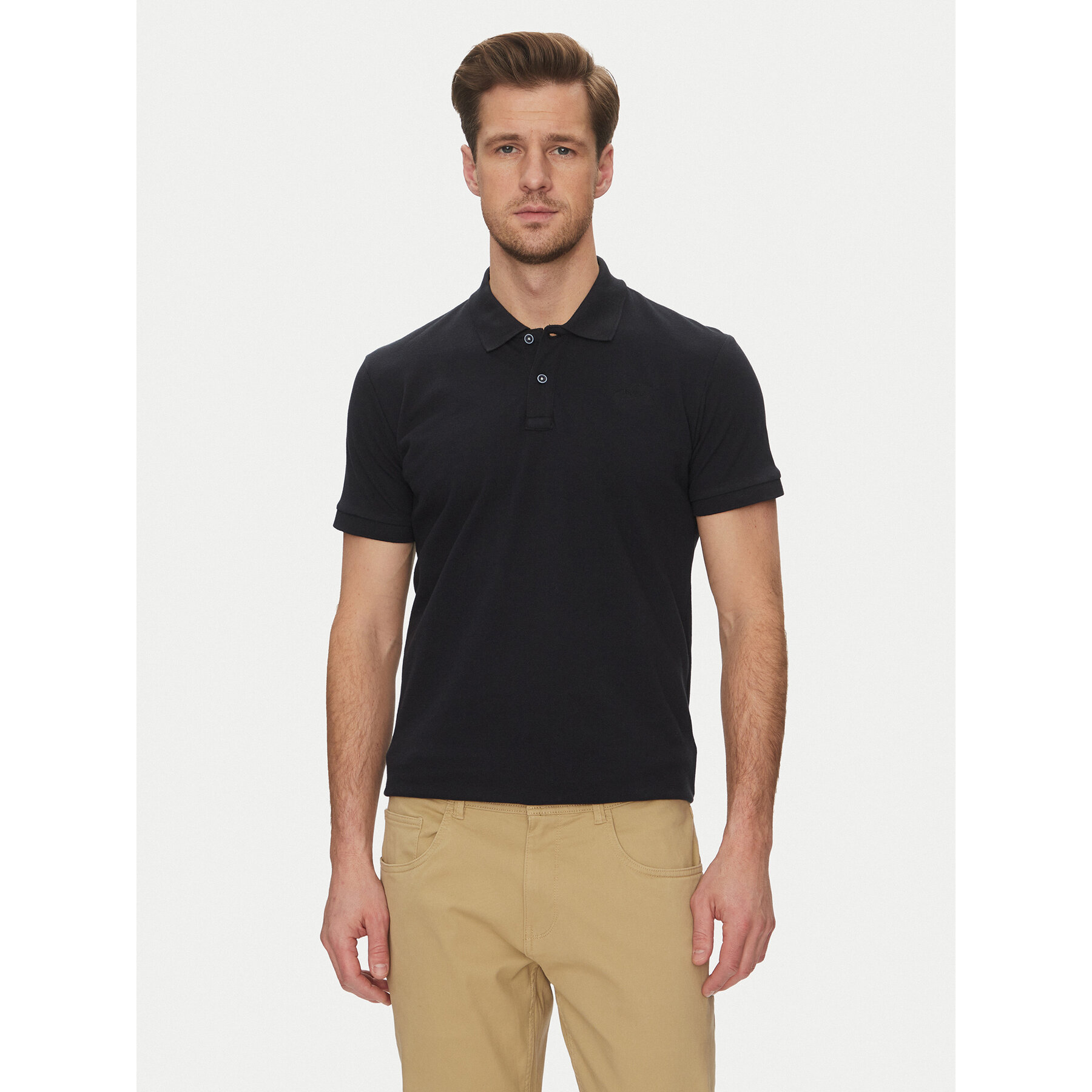 Blend Polo 20717857 Nero Regular Fit
