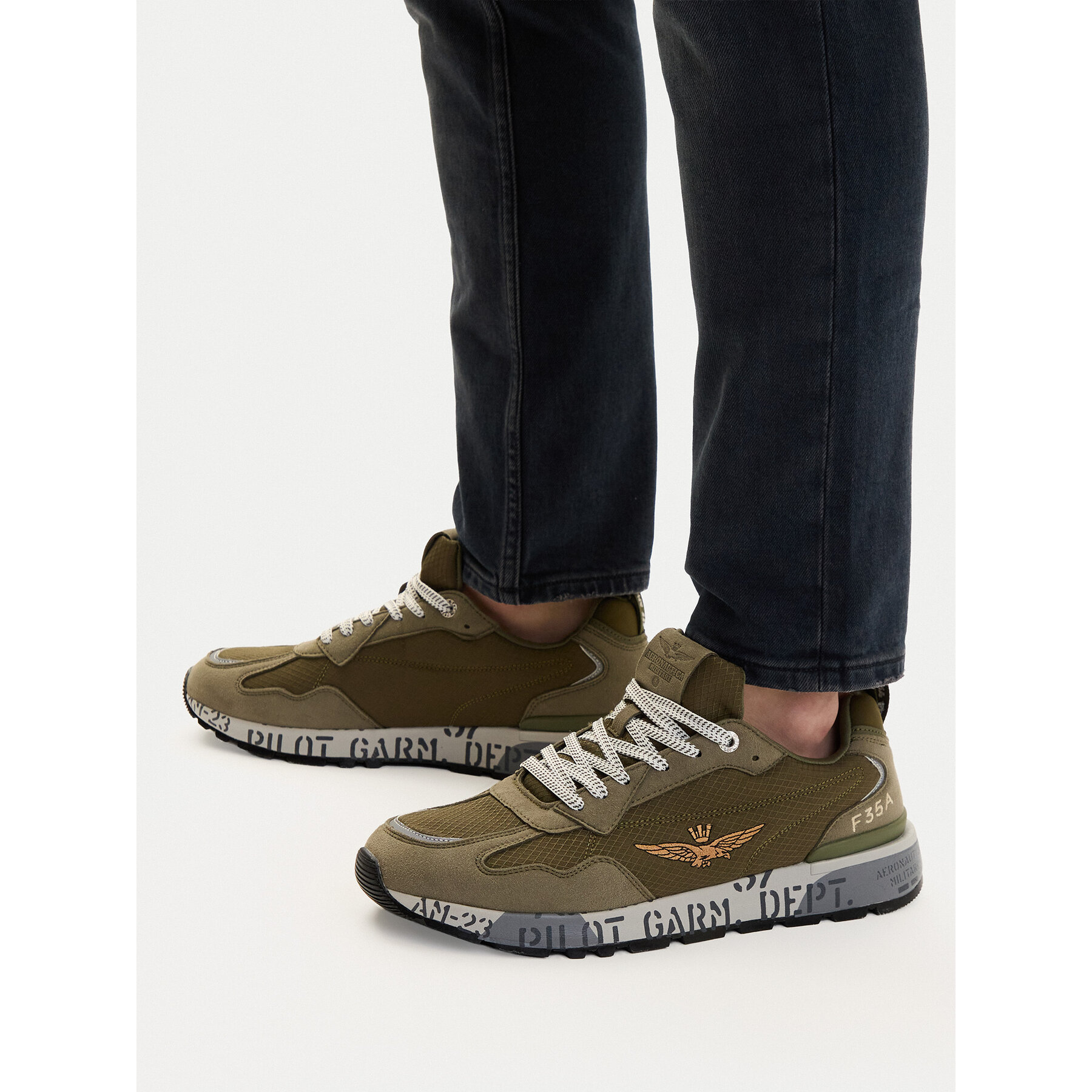 Tenisice Aeronautica Militare 261SC0276UCT04327 Zelena