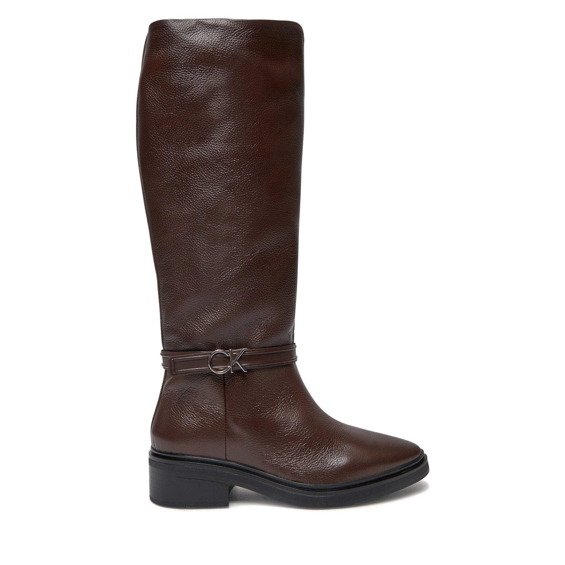 Dámske Čižmy Calvin Klein, Rozmer: 36, Hnedá, HW0HW02184
