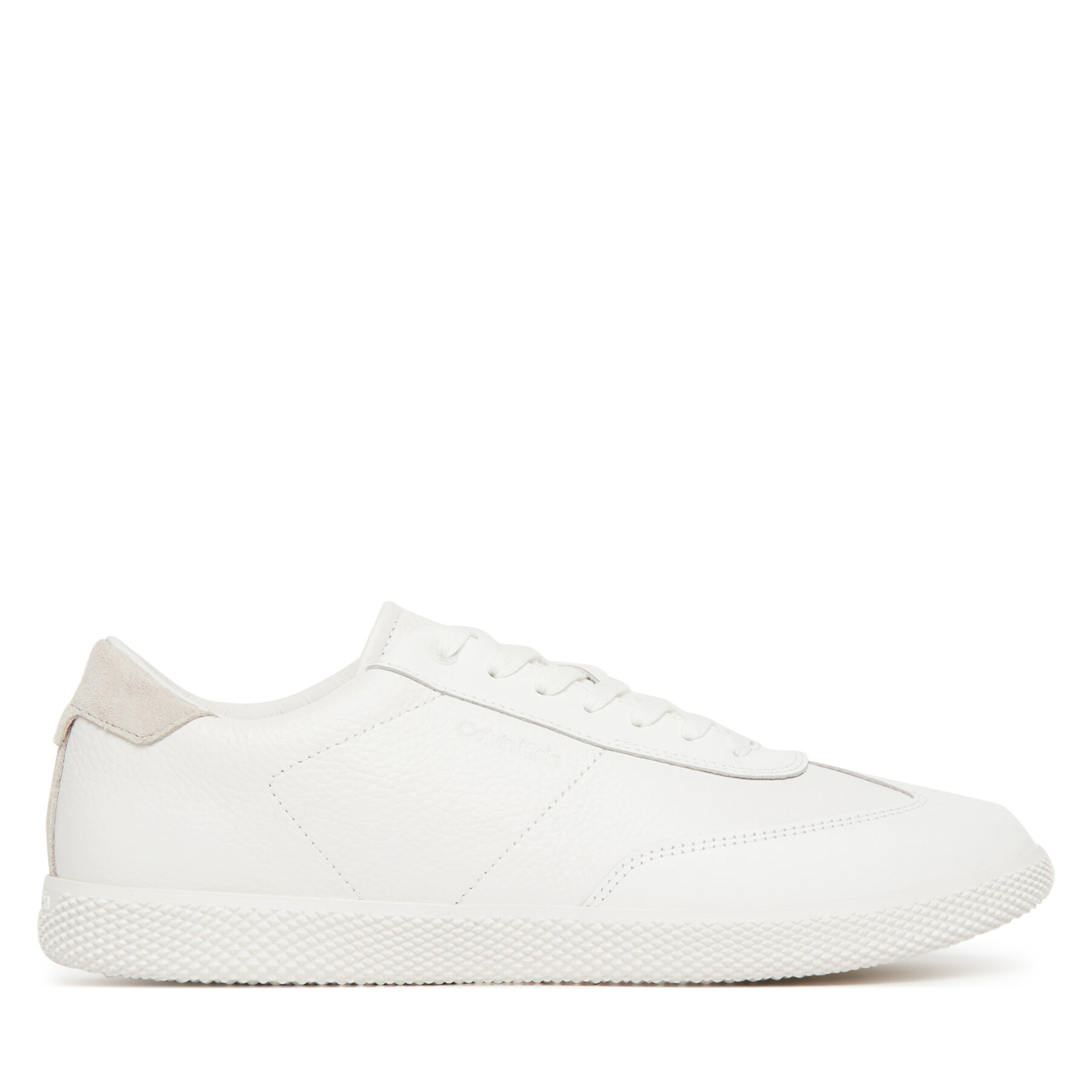 Sneakersy Calvin Klein Low Top Lace Up Tmbl Lth HM0HM01803 Biela