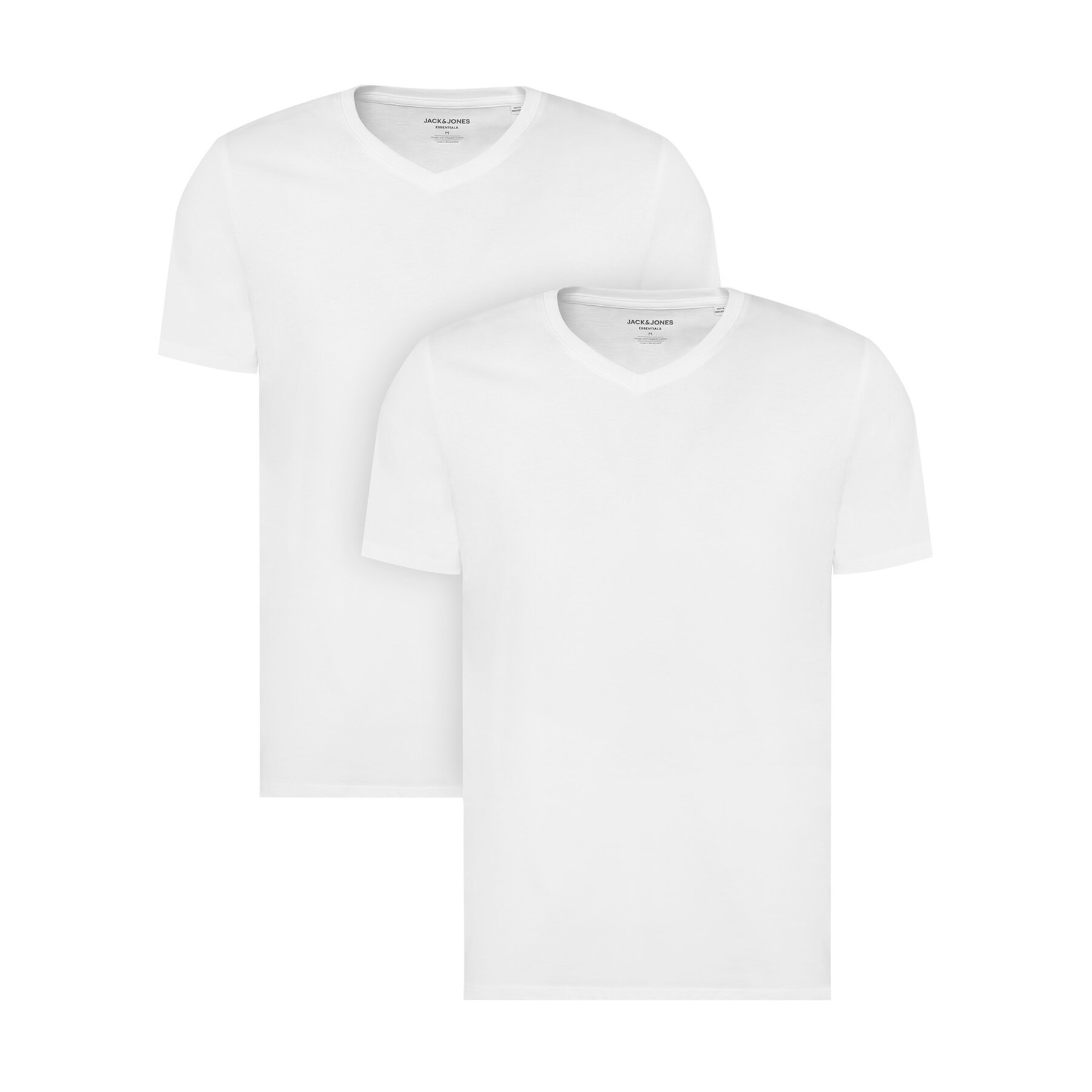 Jack & Jones Set t-shirt majica﻿ Basic 12133914 Bijela Regular Fit