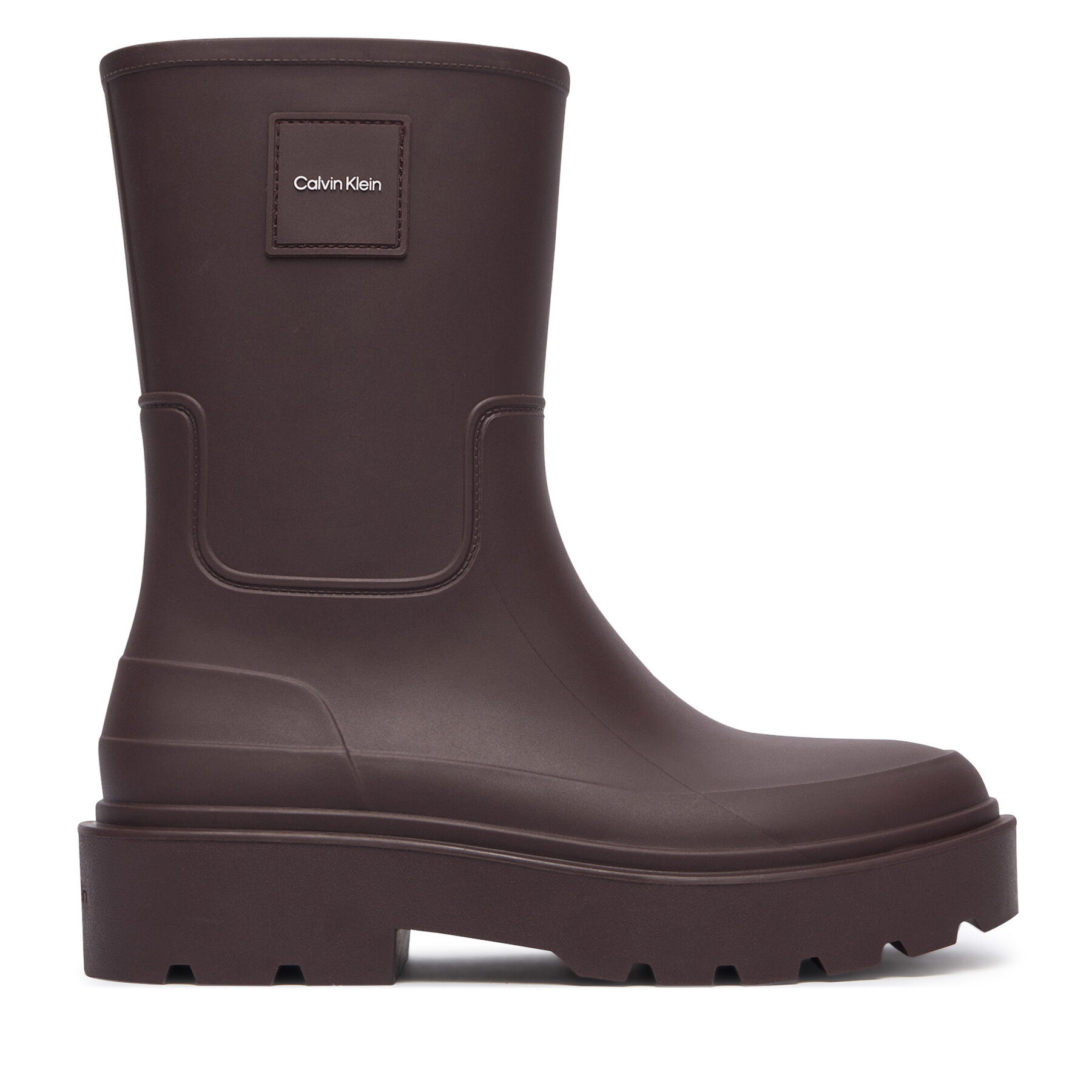 Gumene čizme Calvin Klein Rainboot Rubber HW0HW03179 Tamno smeđa