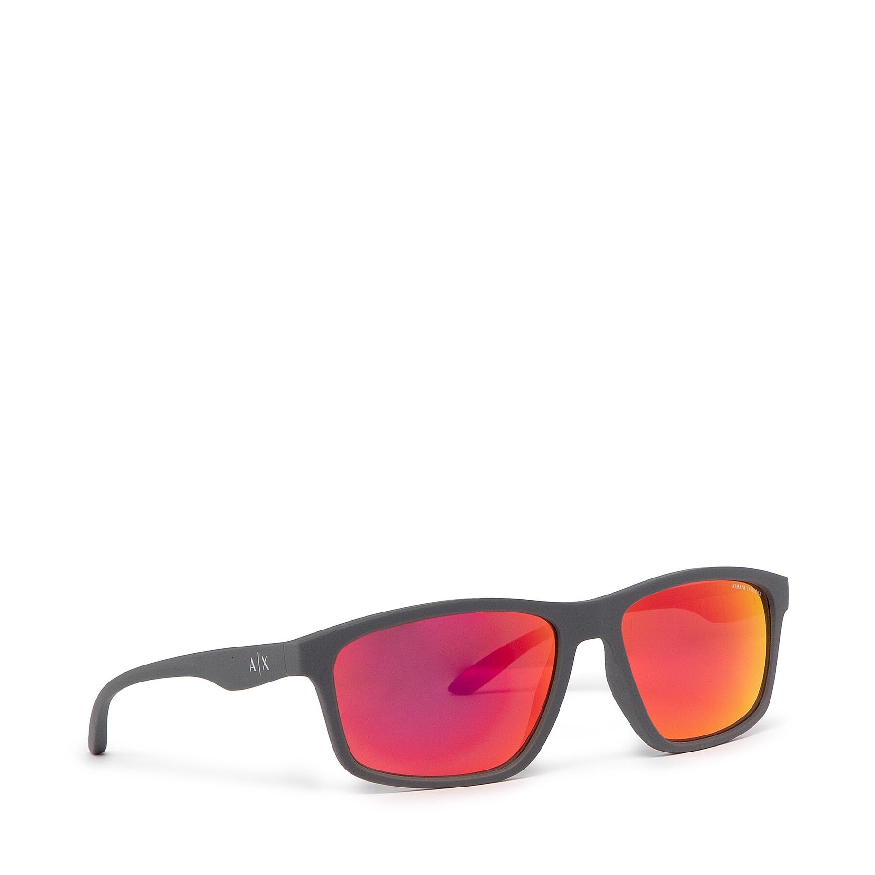 Sončna očala Armani Exchange 0AX4122S 82946Q Matte Grey/Dark Violet Mirror Red