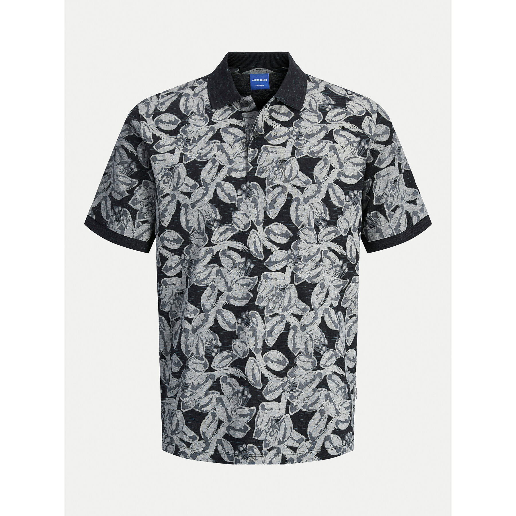 Jack & Jones Polo Split 12272985 Nero Regular Fit