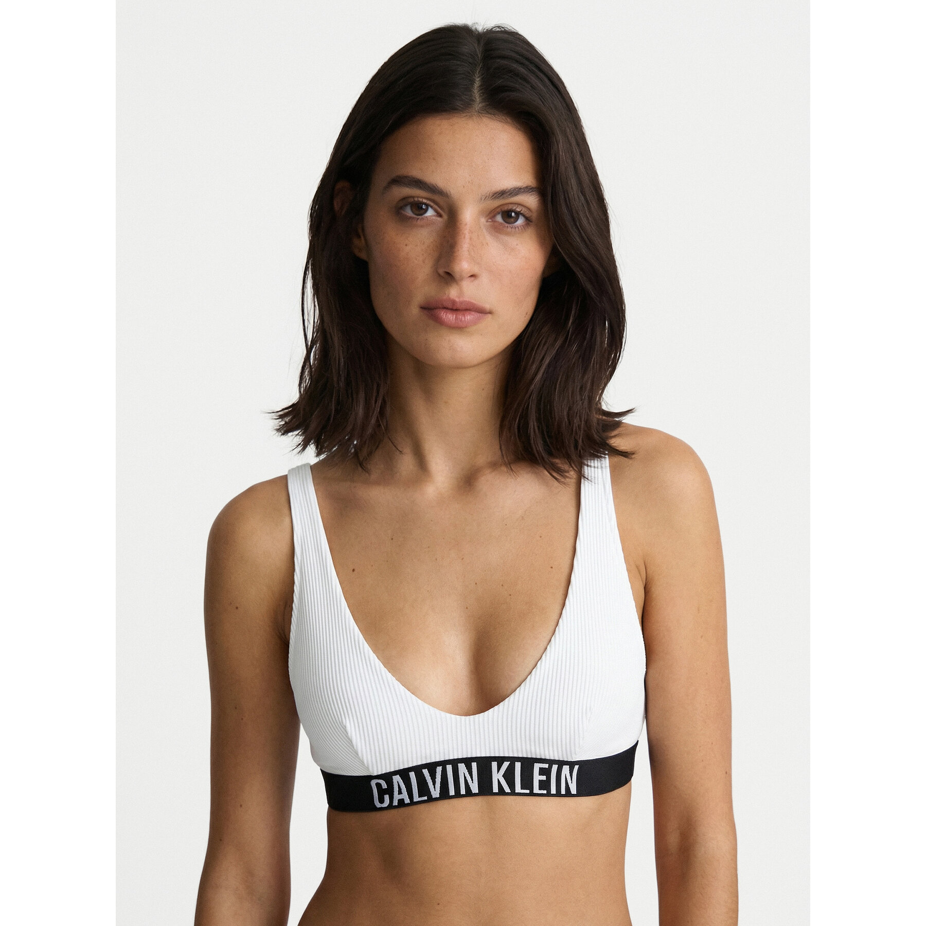 Calvin Klein Swimwear Bikini-Oberteil LV00Q61211 Weiß
