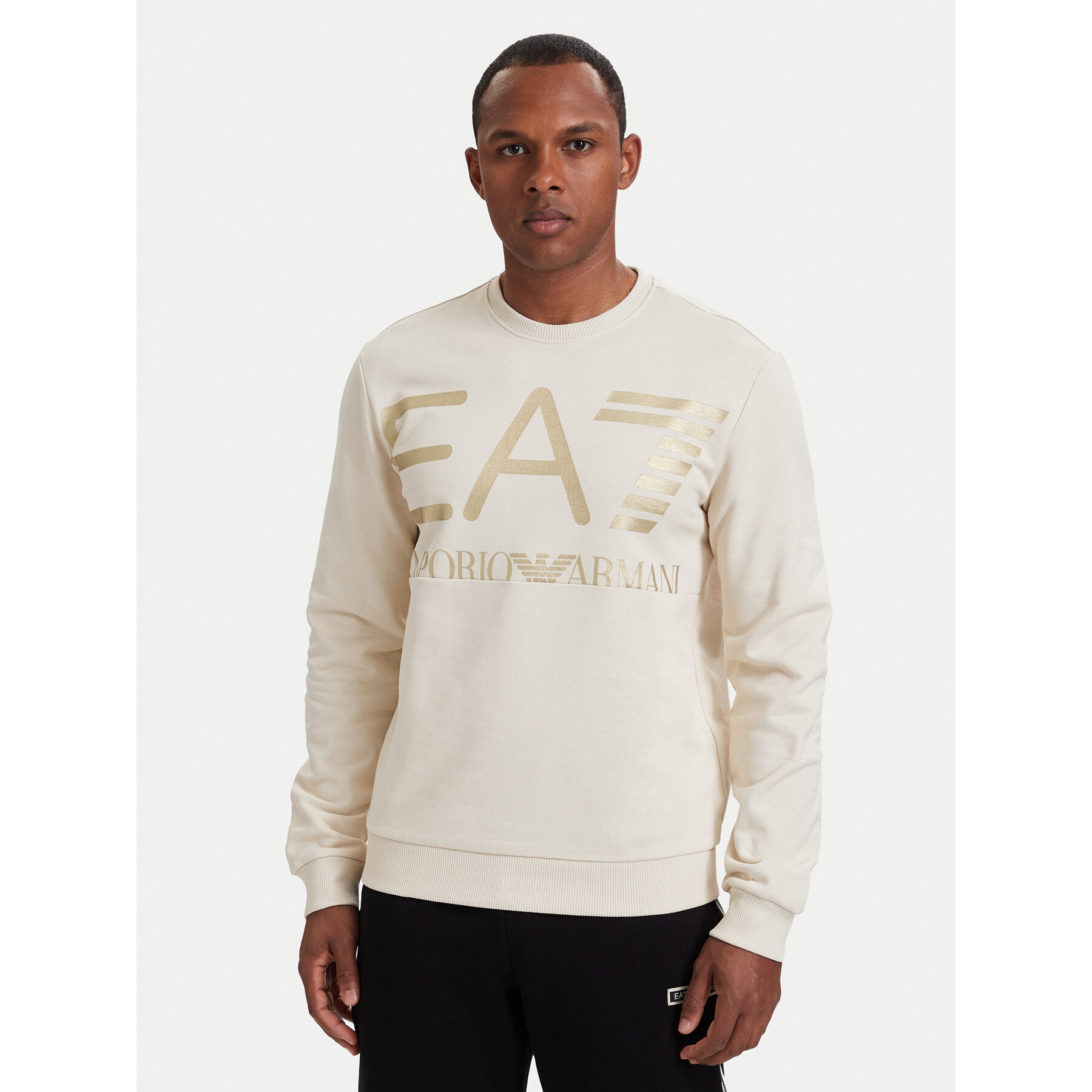 EA7 Emporio Armani Sweatshirt 7M002201 AF27189 U1079 Beige Regular Fit