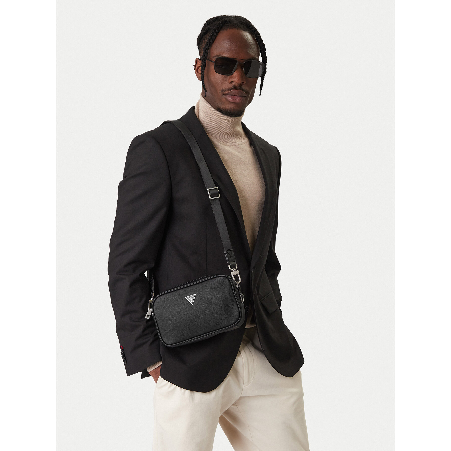 Мъжка чантичка Guess HMMISA P6150 Черен