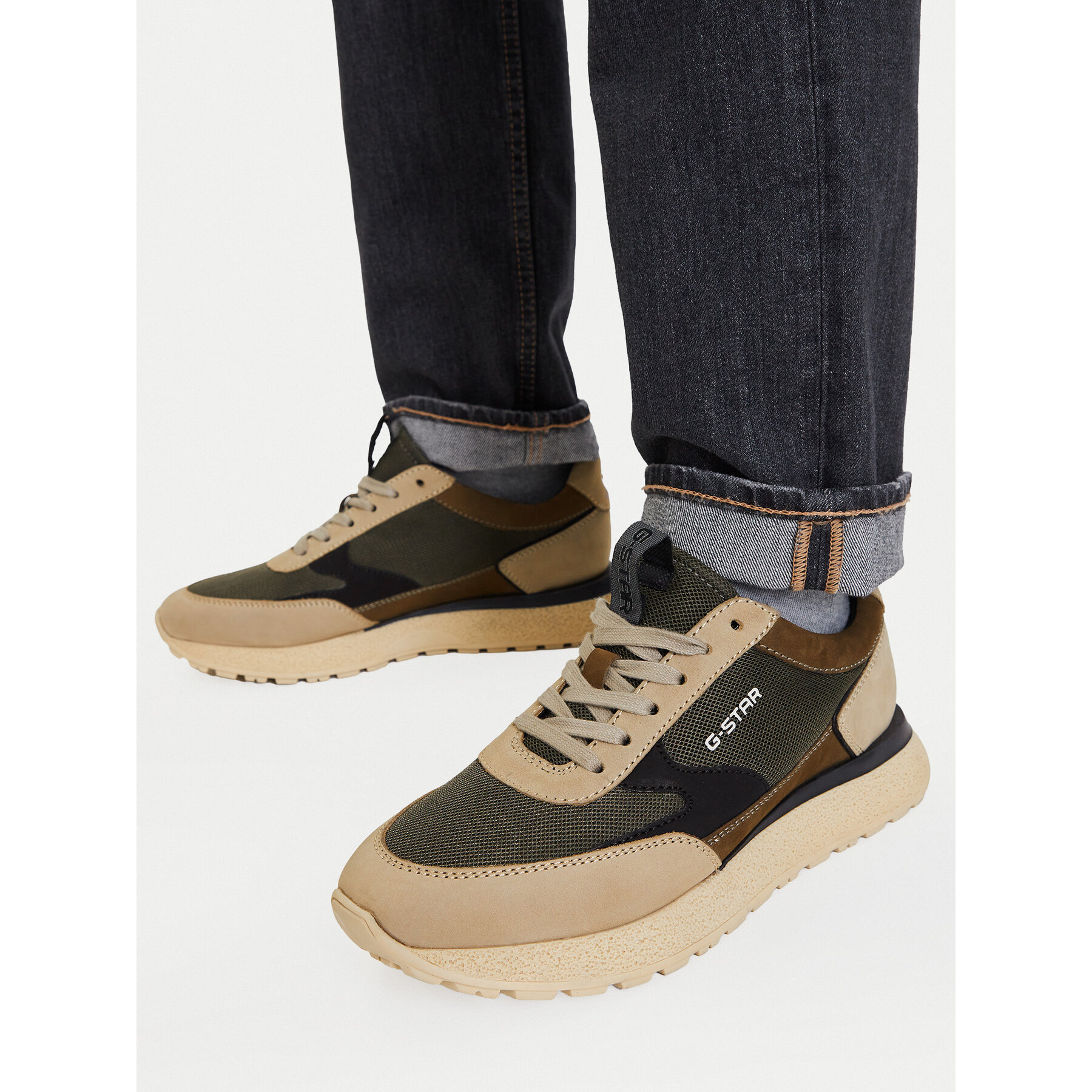 Tenisice G-Star Raw EO-DAIIONA-01 MI08 Kaki