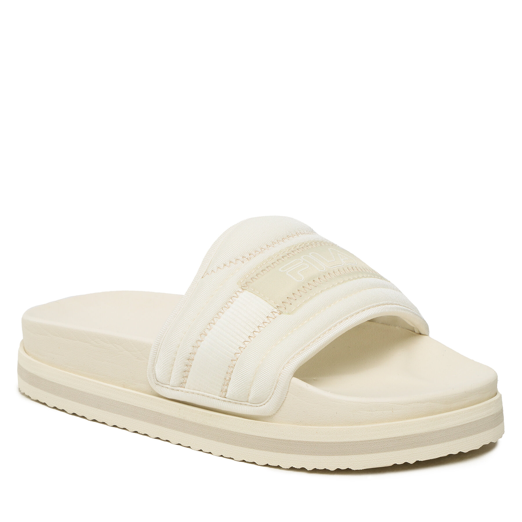 Fila Morro Bay Zeppa Lounge Slipper Wmn FFW0047.13121 Marshmallow Oyster Gray Fan Sport