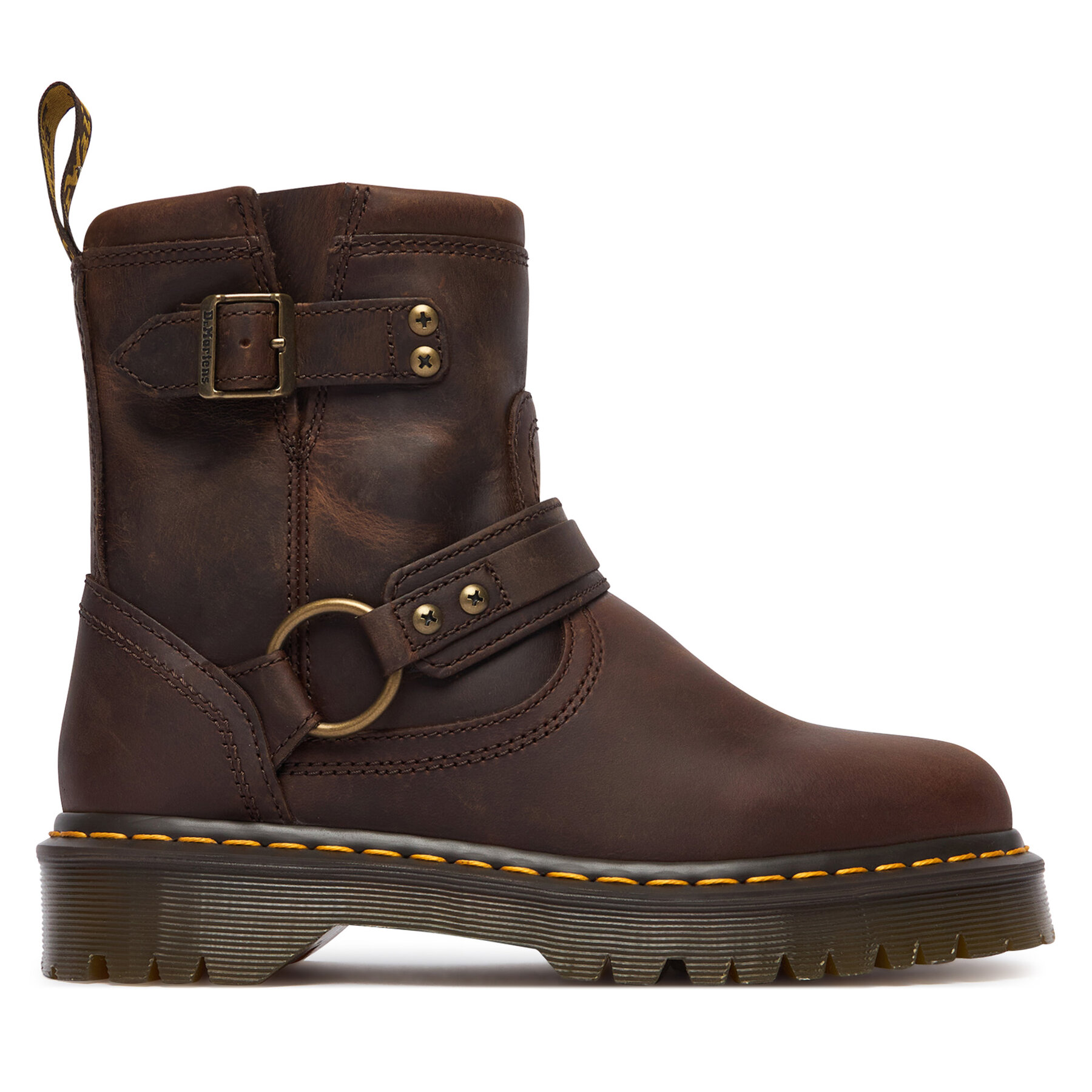 Боти Dr. Martens Crazy Horse DM41870200 Кафяв