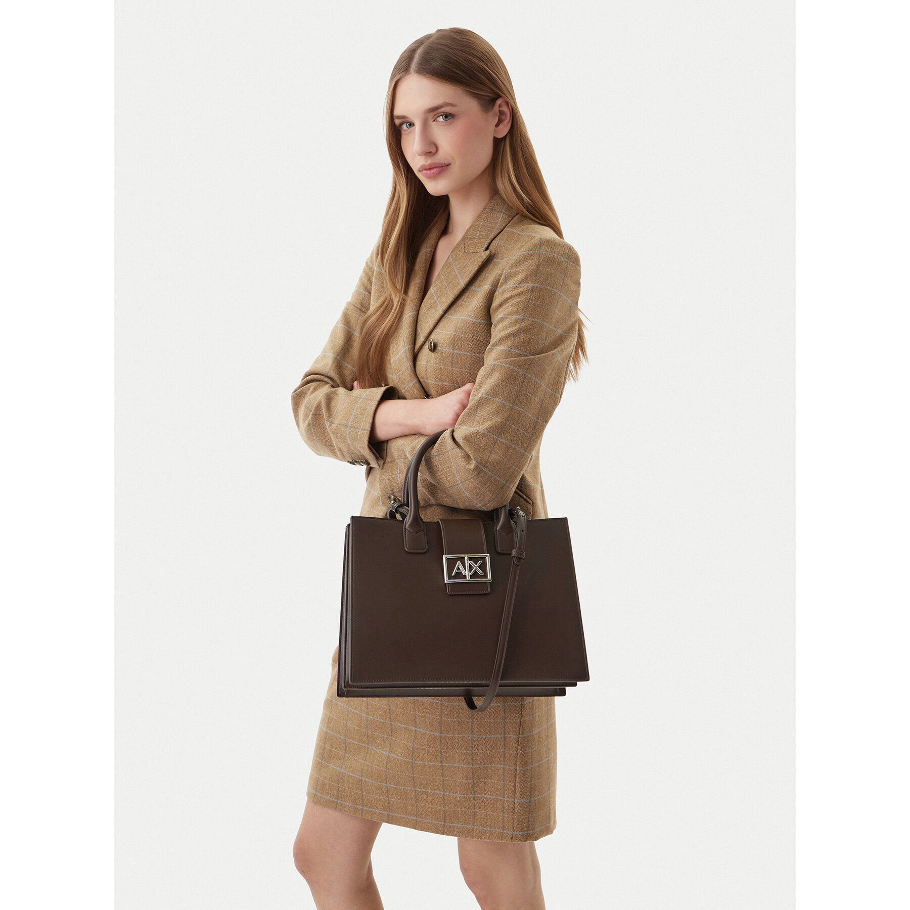 Geantă Armani Exchange XW000305 AF12039 U601 Gri
