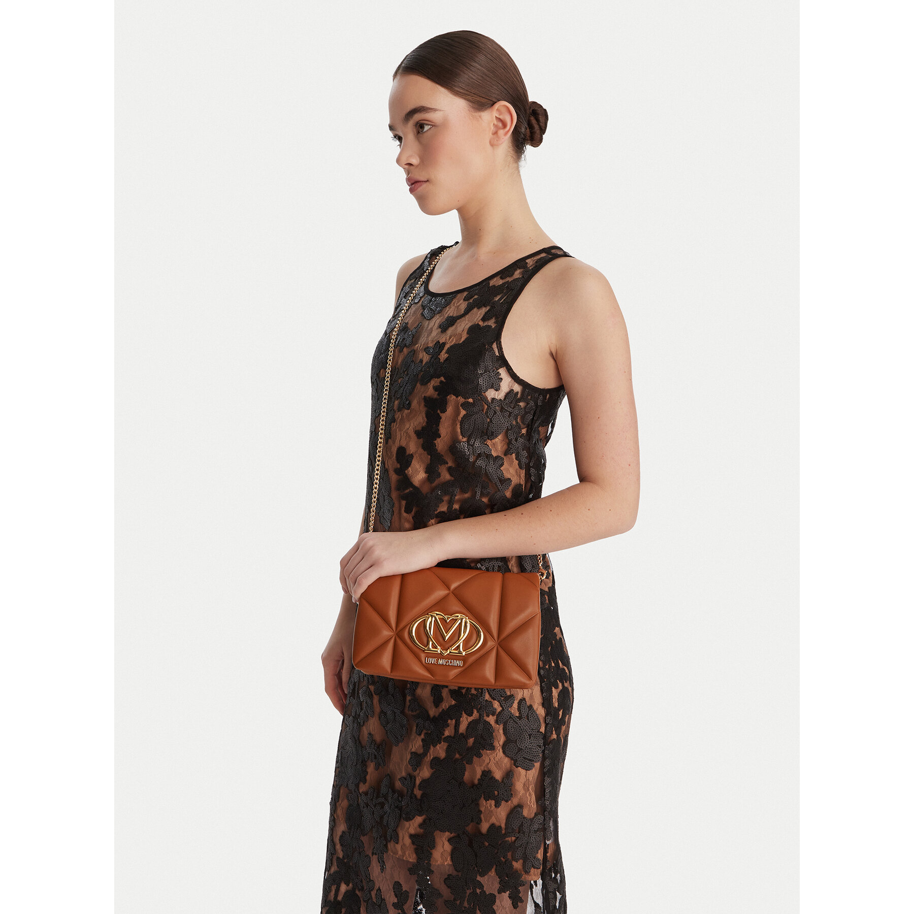 Ročna torba LOVE MOSCHINO JC4043PP1OLC0200 Rjava