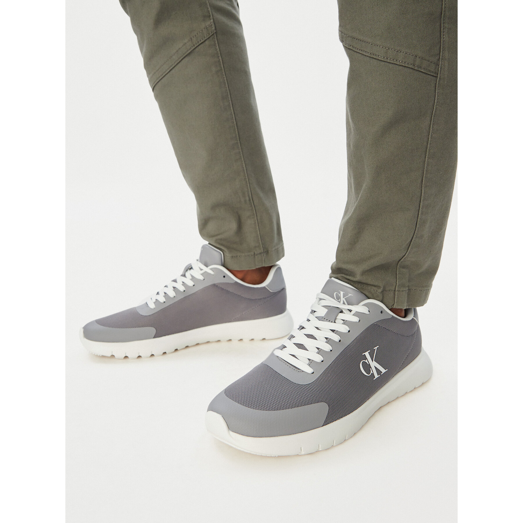 Sneakers Calvin Klein 3 Eva Runner Mesh YM0YM01264 Gri