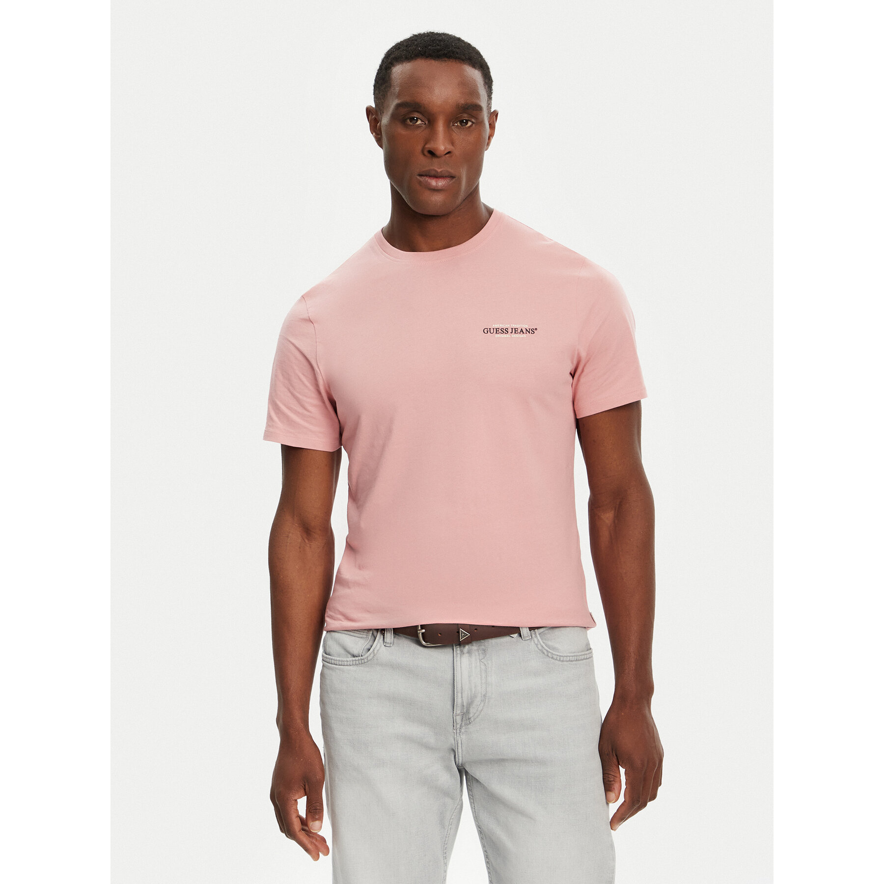 Guess Jeans T-shirt M4YI55 K8HM0 Rosa Regular Fit