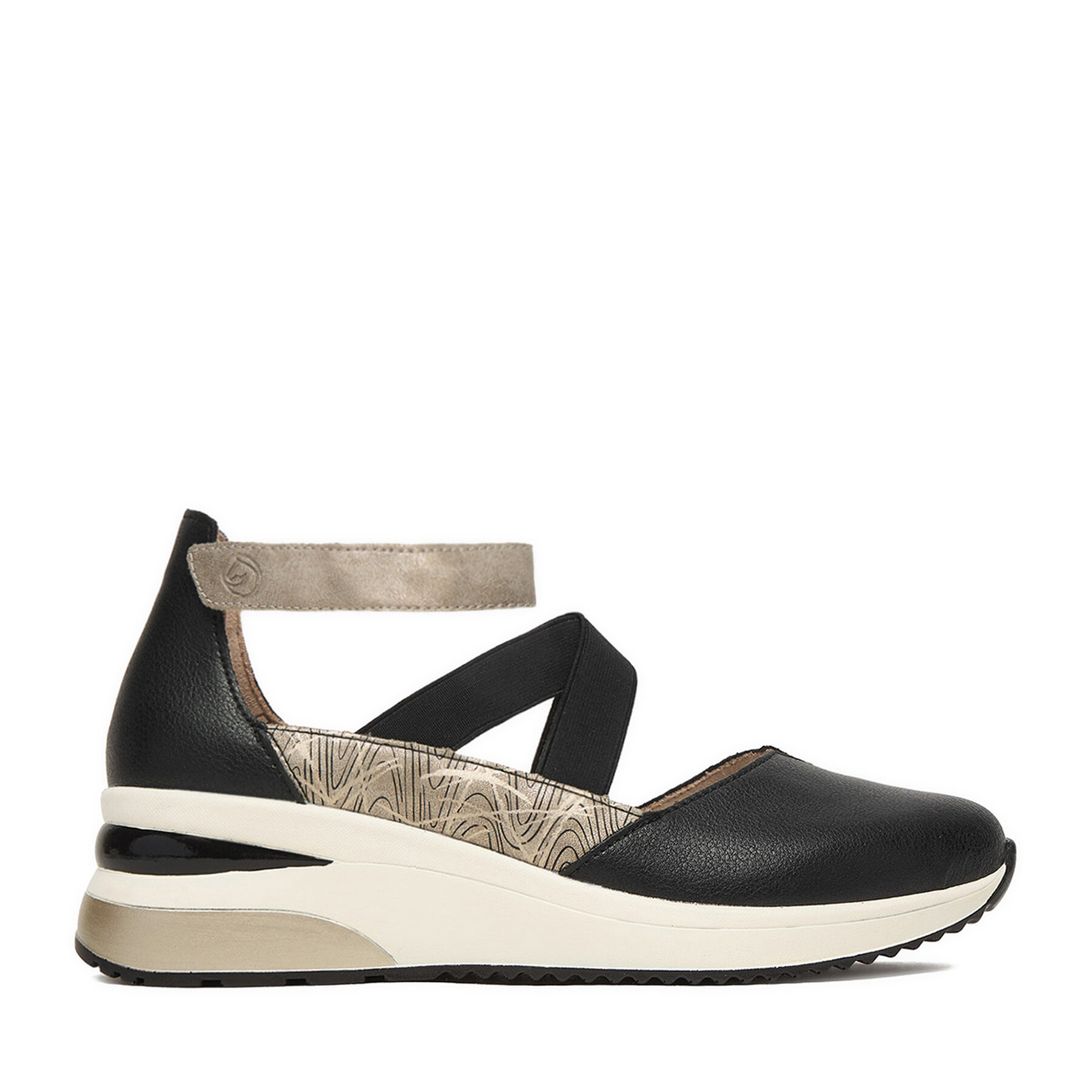 Remonte Donna Scarpe basse, Taglia 37, Nero, D2411-03, taglia : 37