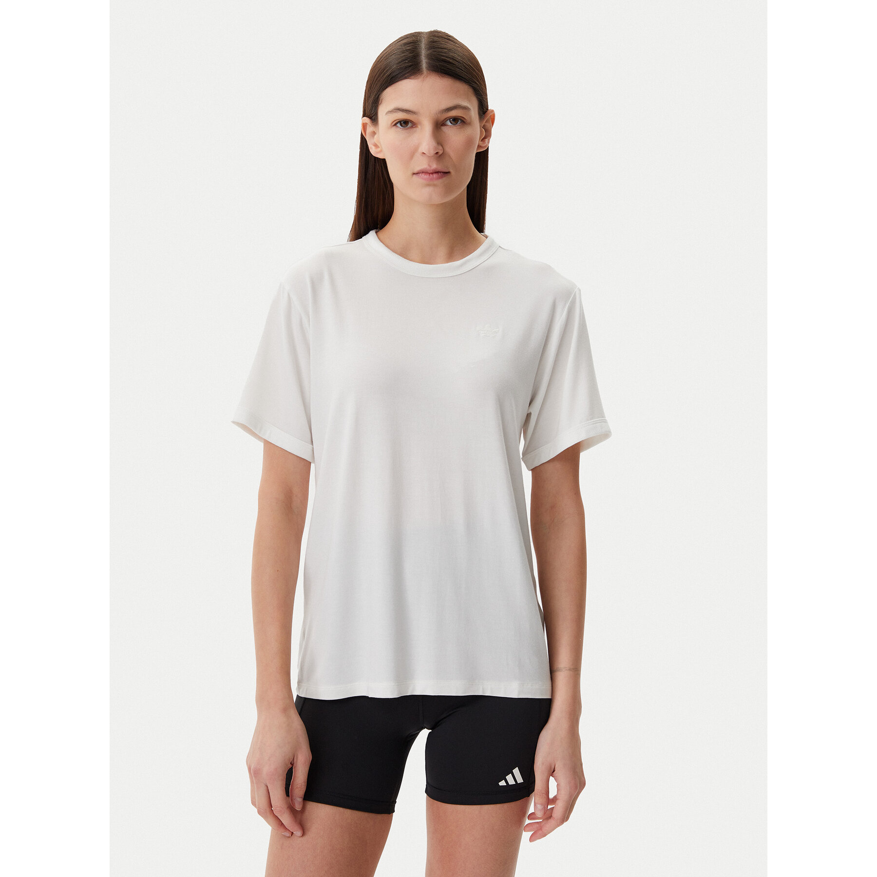 adidas Majica Premium Essentials JD4764 Bela Regular Fit