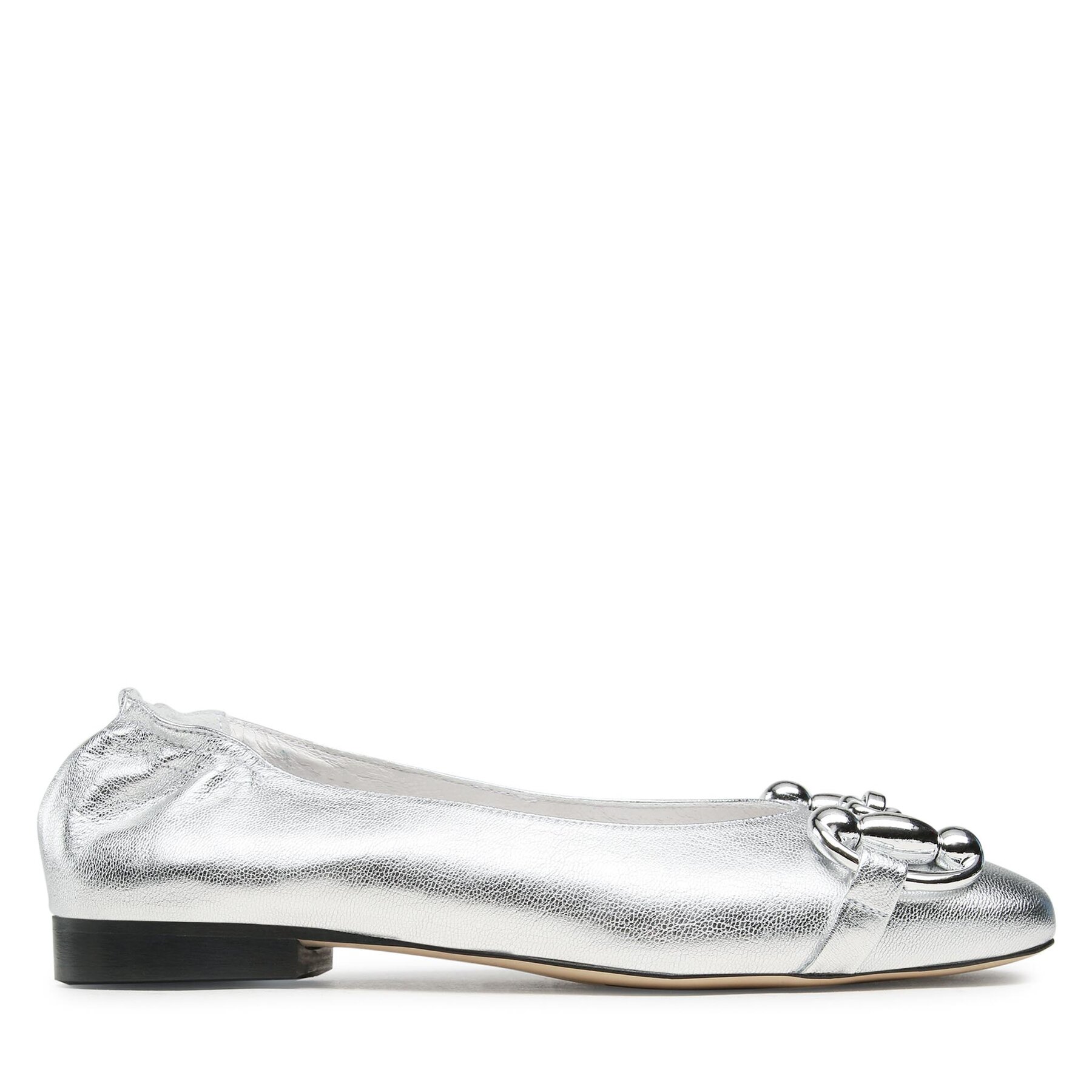 Damen Ballerinas R.Polański, Schuhgröße 36, Silber, 1611