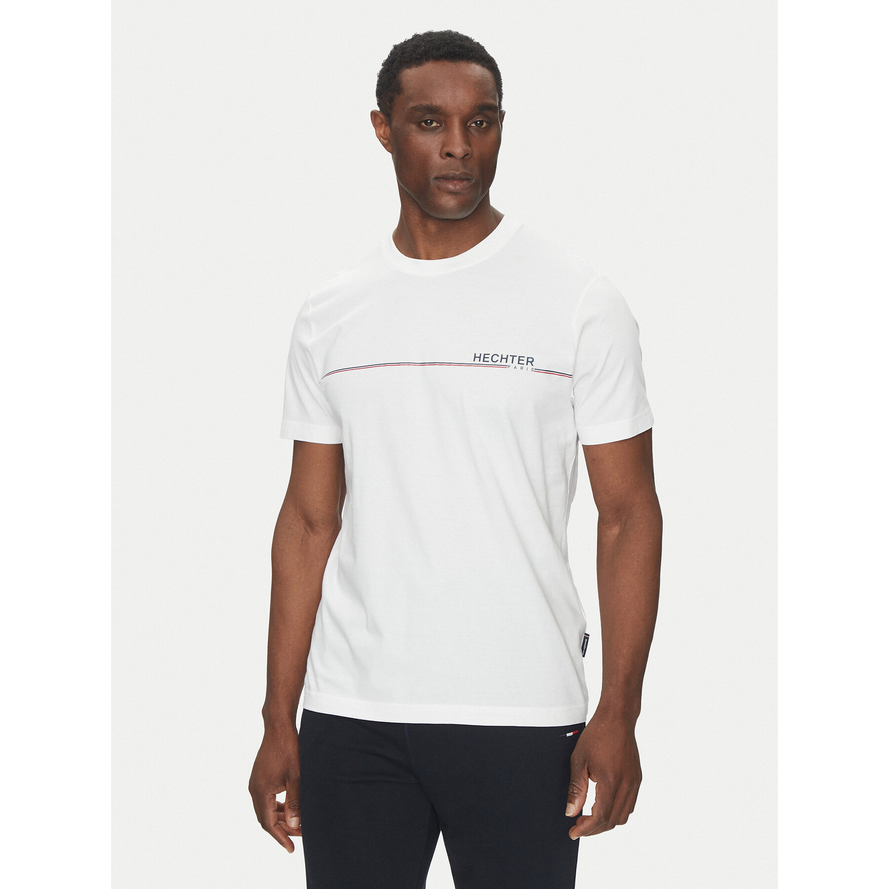 Hechter Paris T-shirt 75008 151919 Bianco Regular Fit