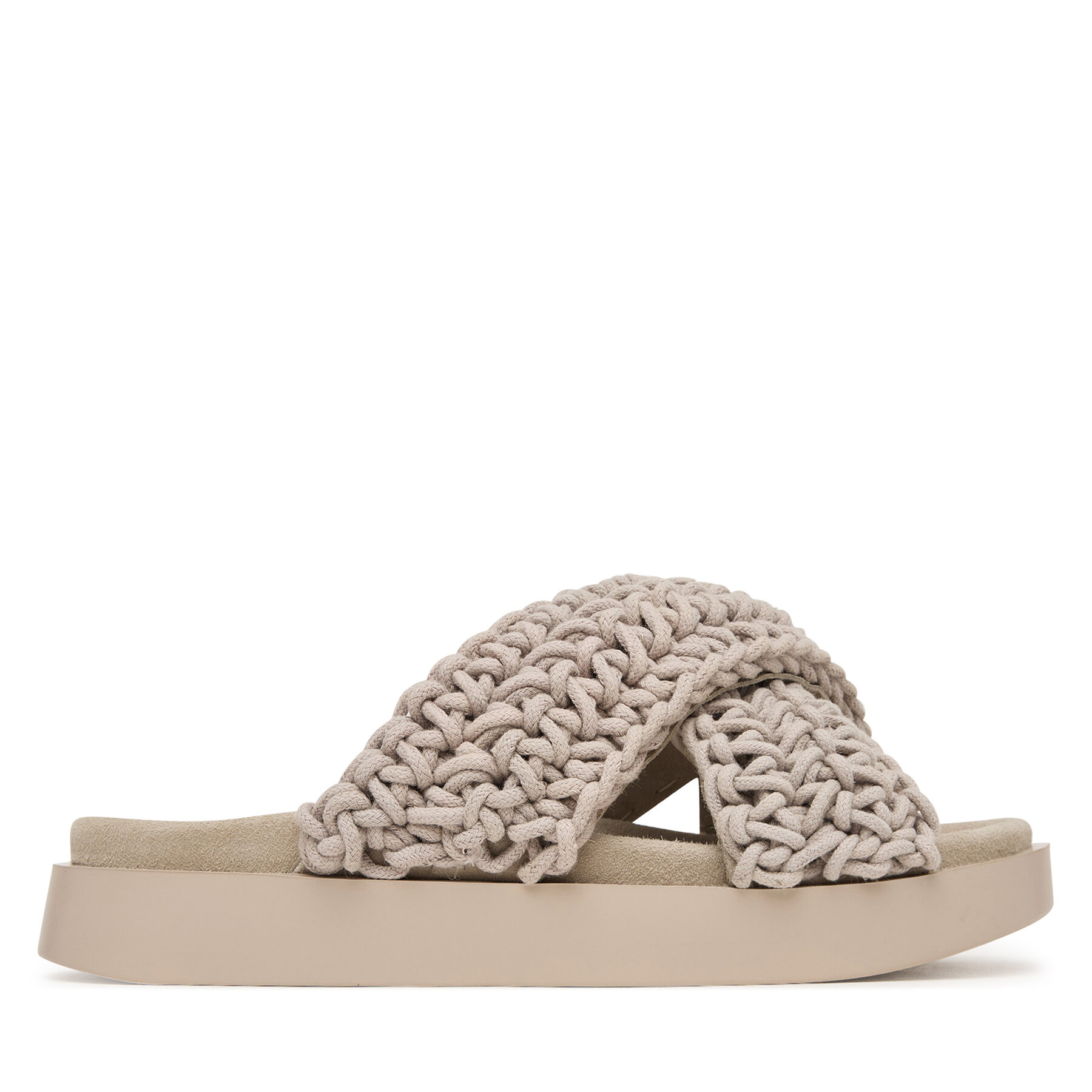 Παντόφλες Inuikii Woven 1004.003.0062 Ανοιχτό γκρι