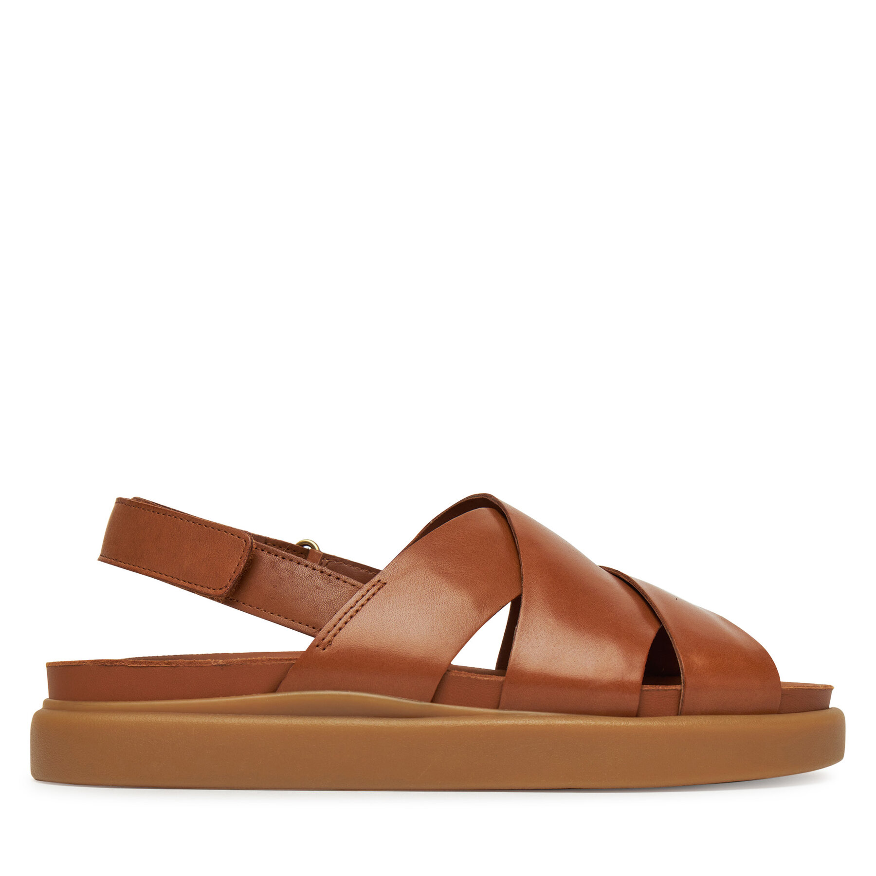 Sandále Clarks Aristella Sun 26181258 Hnedá