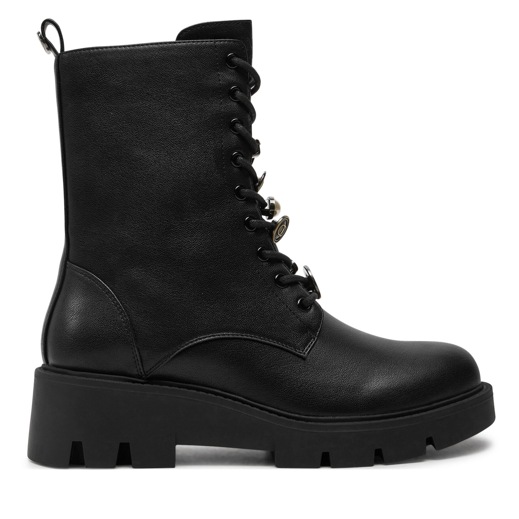 Női Bakancs TWINSET, Méret: 37, Fekete, 242TCP054