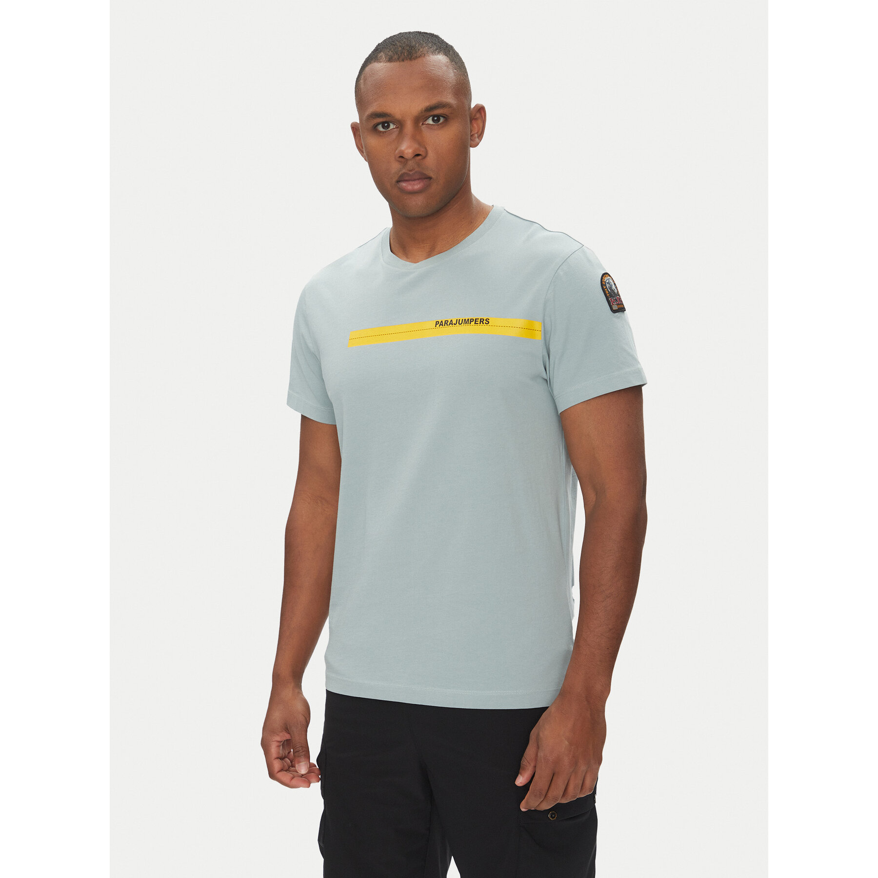 Parajumpers T-shirt Tape 25SMPMTSIT01 Blu Regular Fit