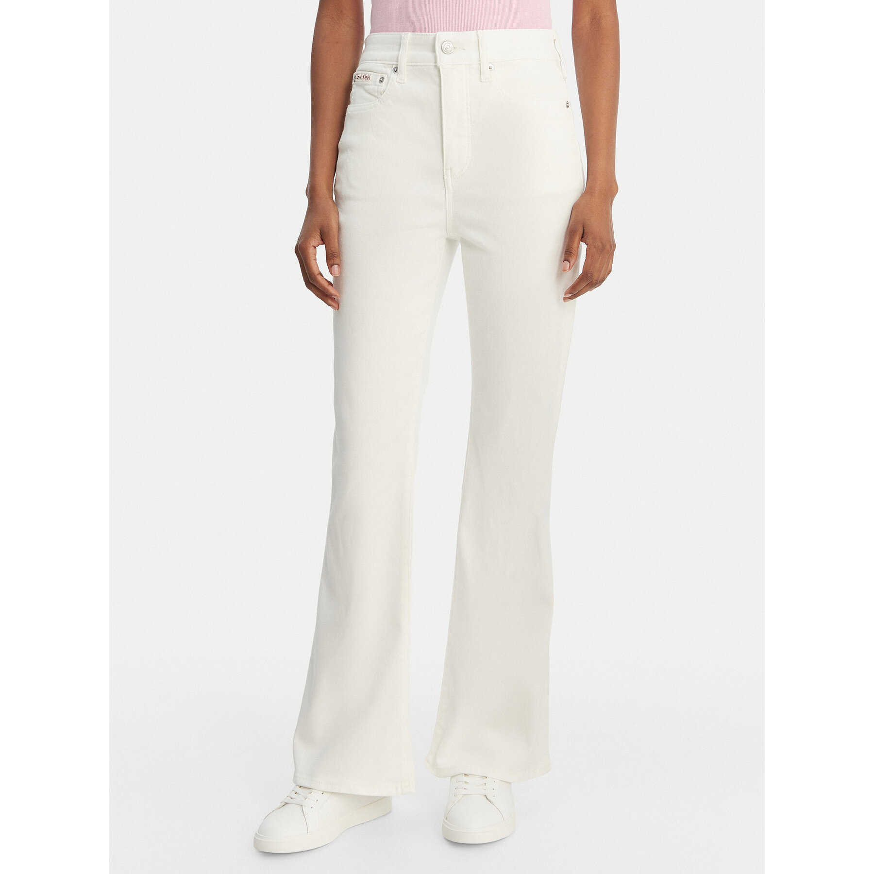 Calvin Klein Jeans Jeans LV047F746G Weiß Flare Fit