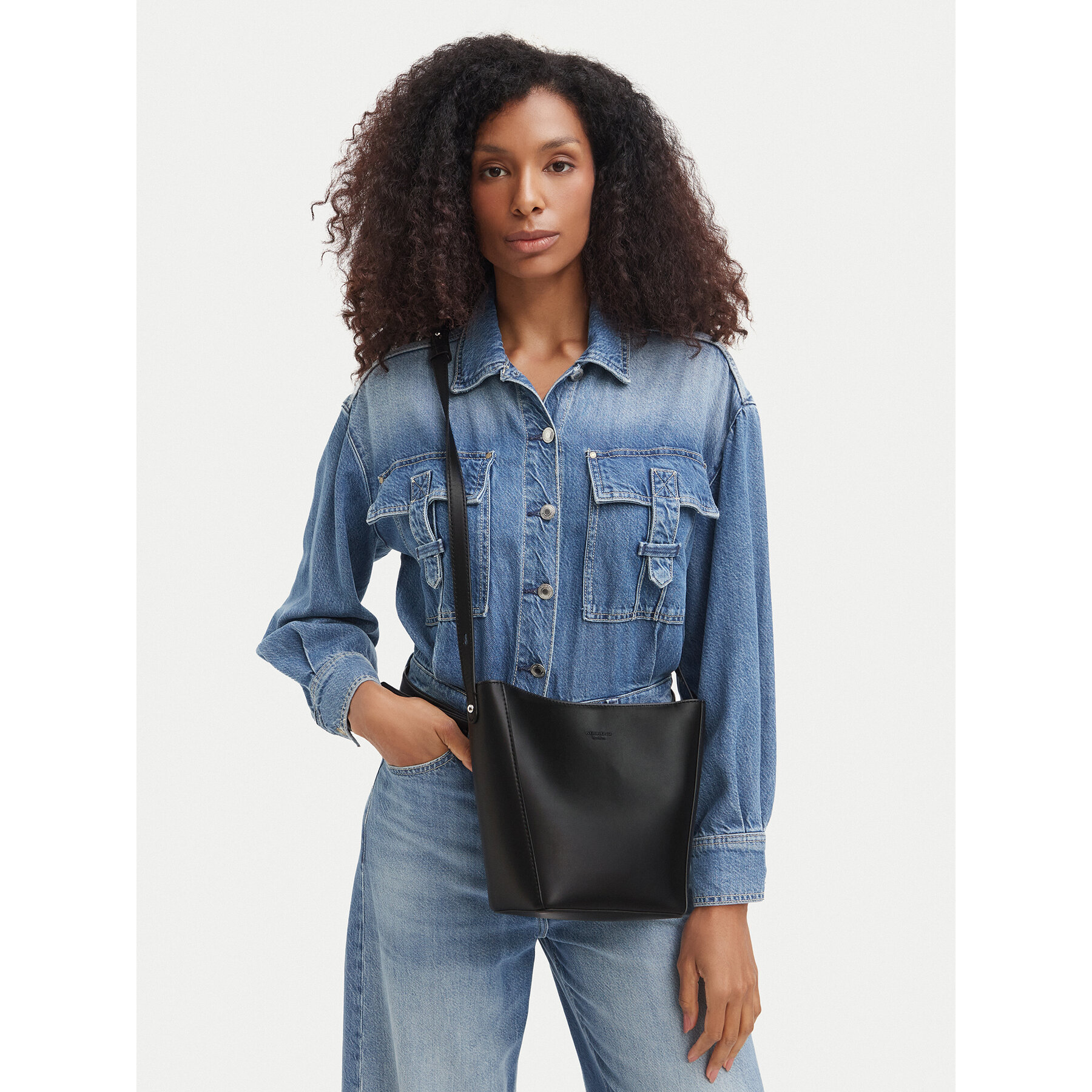 Geantă Weekend Max Mara Kadonna 2625516075 Negru