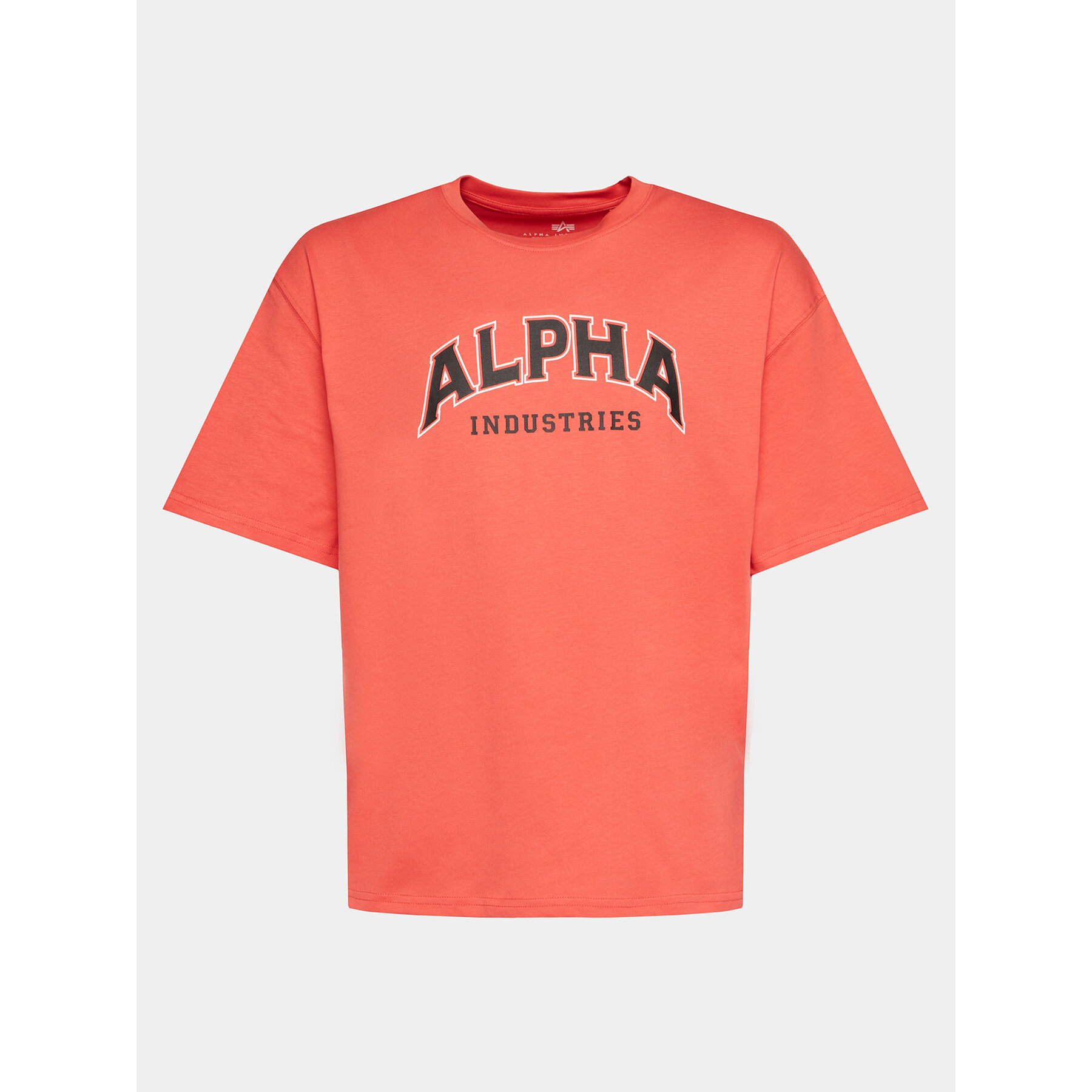 Alpha Industries T-Shirt College 146501 Κόκκινο Relaxed Fit