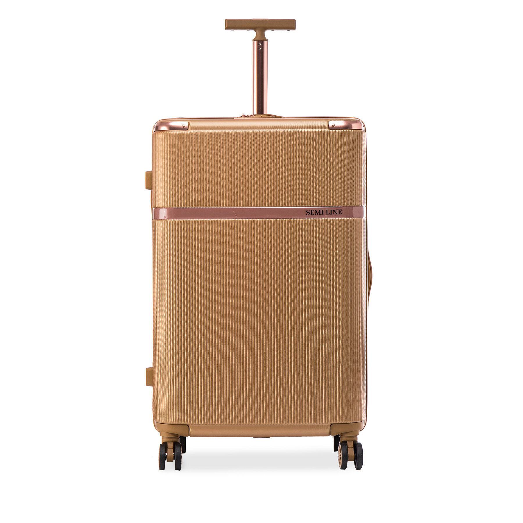 Maleta grande Semi Line T5667-4 Oro