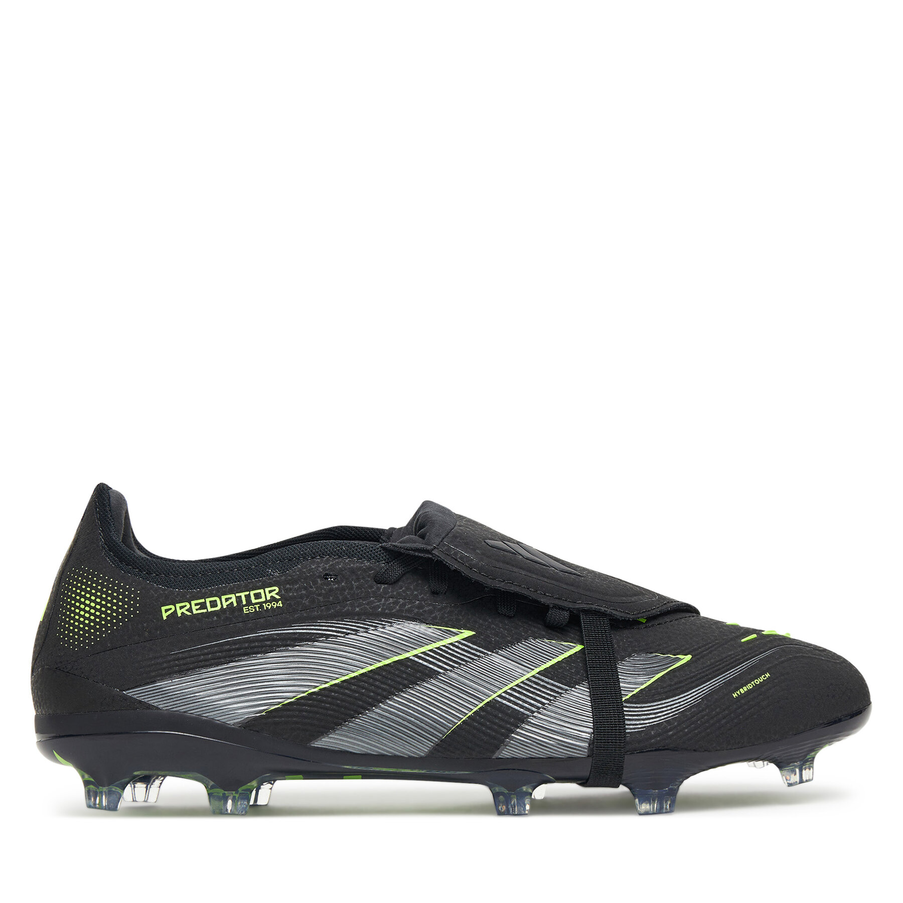 Pánske Futbalové topánky adidas, Rozmer: 48_23, Čierna, Predator Pro Fold-Over Tongue Firm Ground JS4072