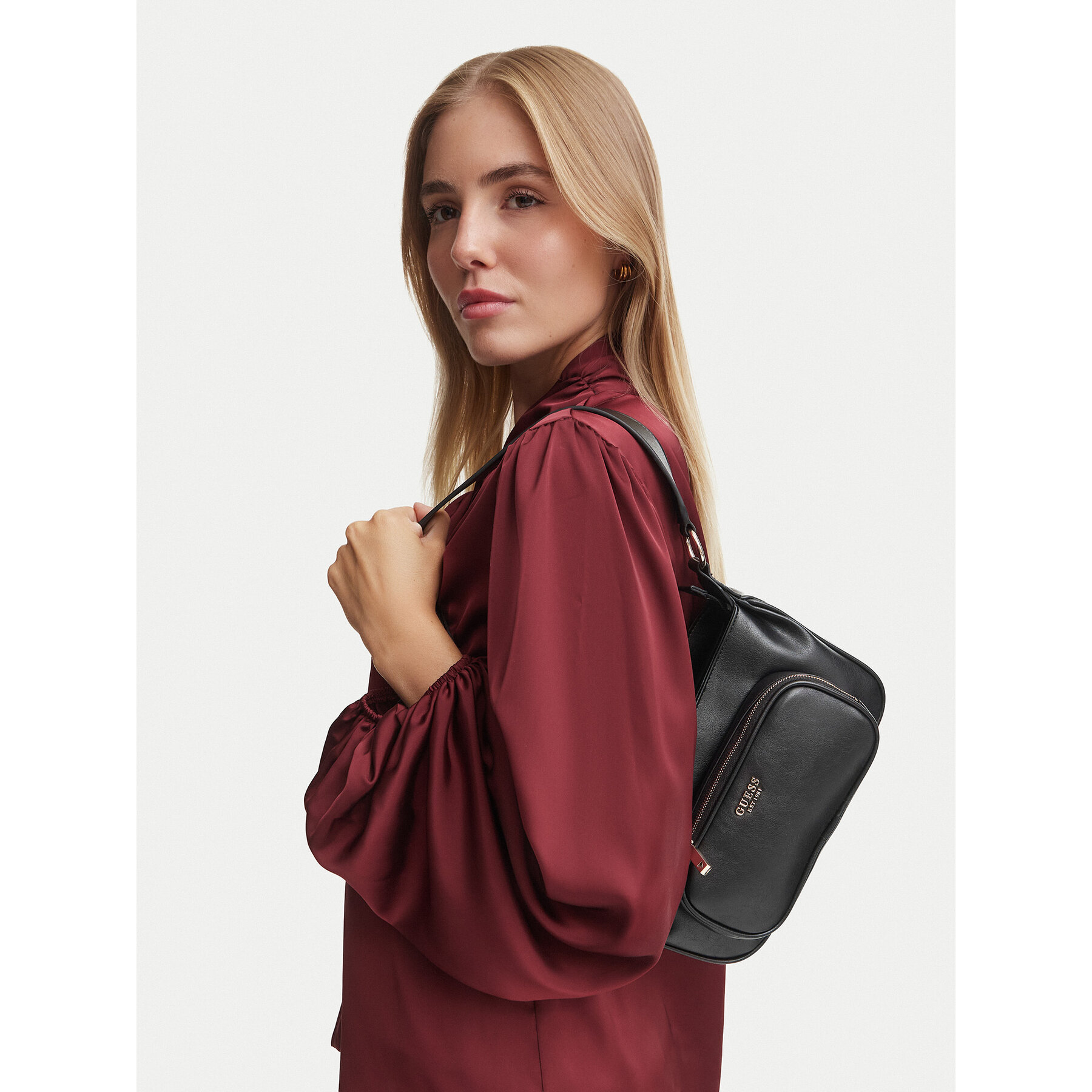 Borsetta Guess Bronna HWBG23 36170 Nero