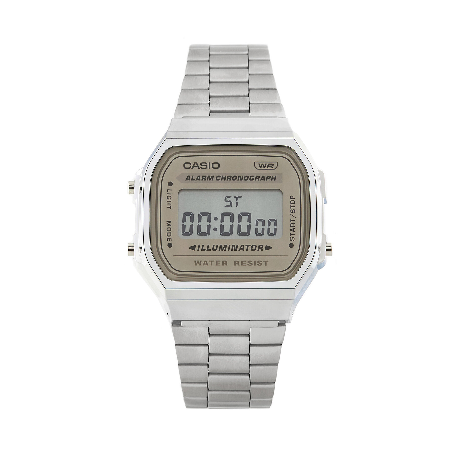 Hodinky Casio A168WA-8AYES Strieborná